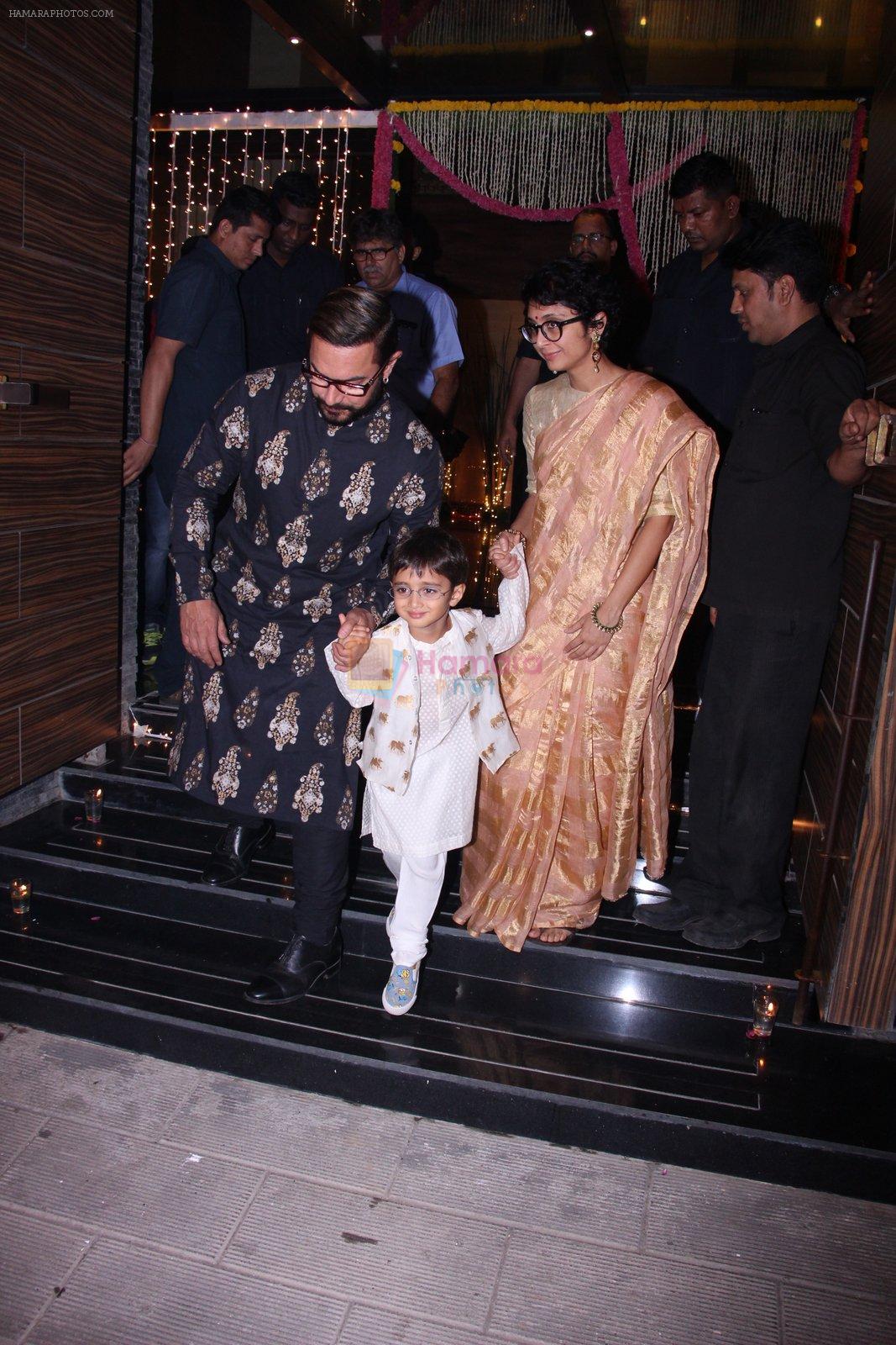 Aamir Khan's Diwali bash on 30th Oct 2016