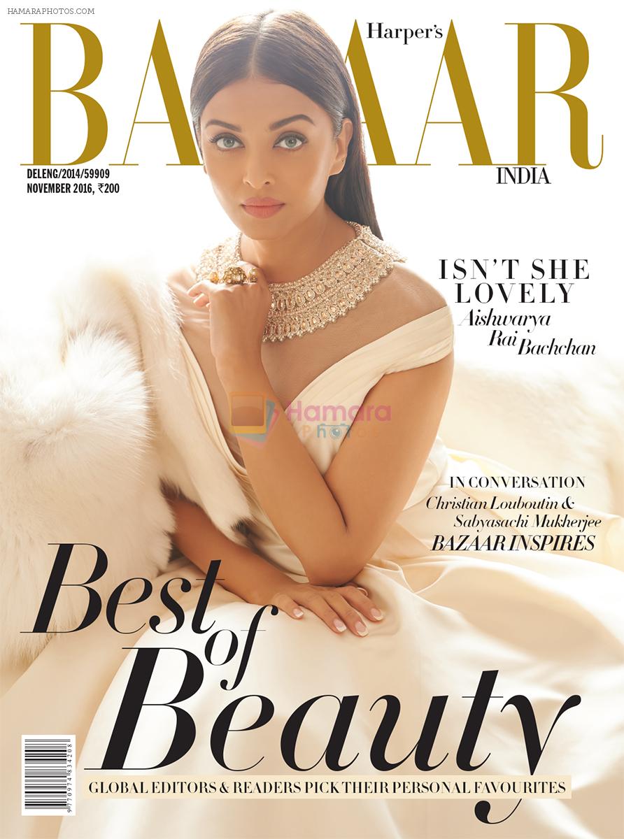 Aishwarya Rai Bachchan at Cover Story of Harper's Bazaar (India) Nov. 2016