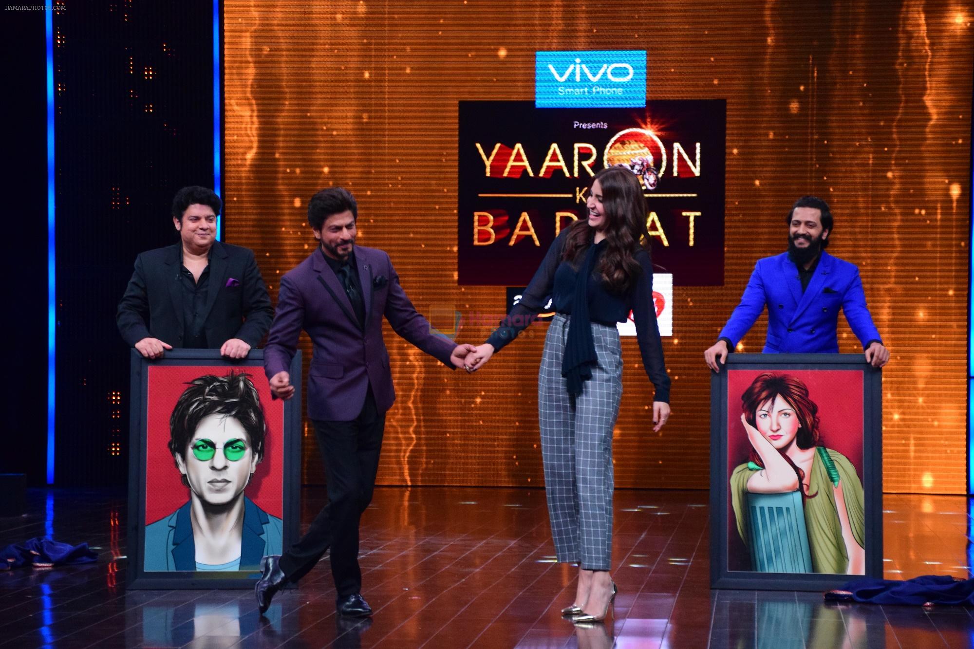 King Khan and Anushka humbled and excited at recieving these wonderful gifts from the Yaaron Ki Baraat team