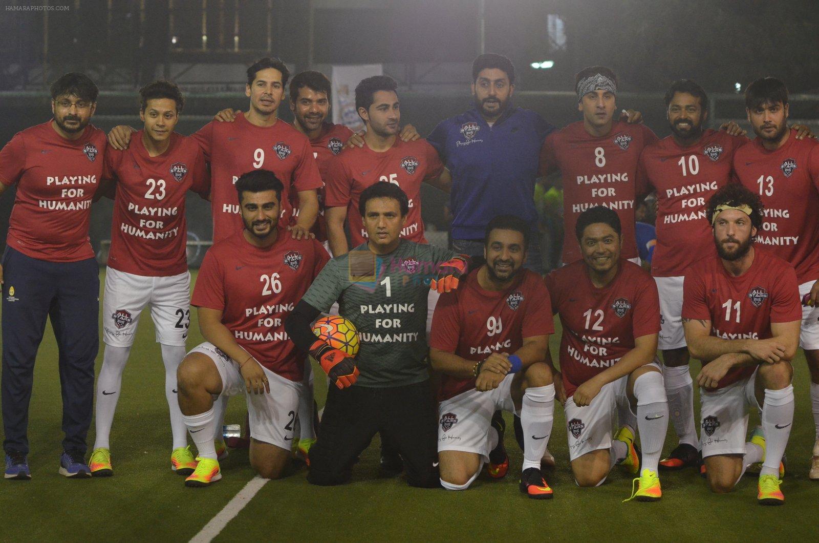 Abhishek Bachchan at charity soccer match on 13th Nov 2016