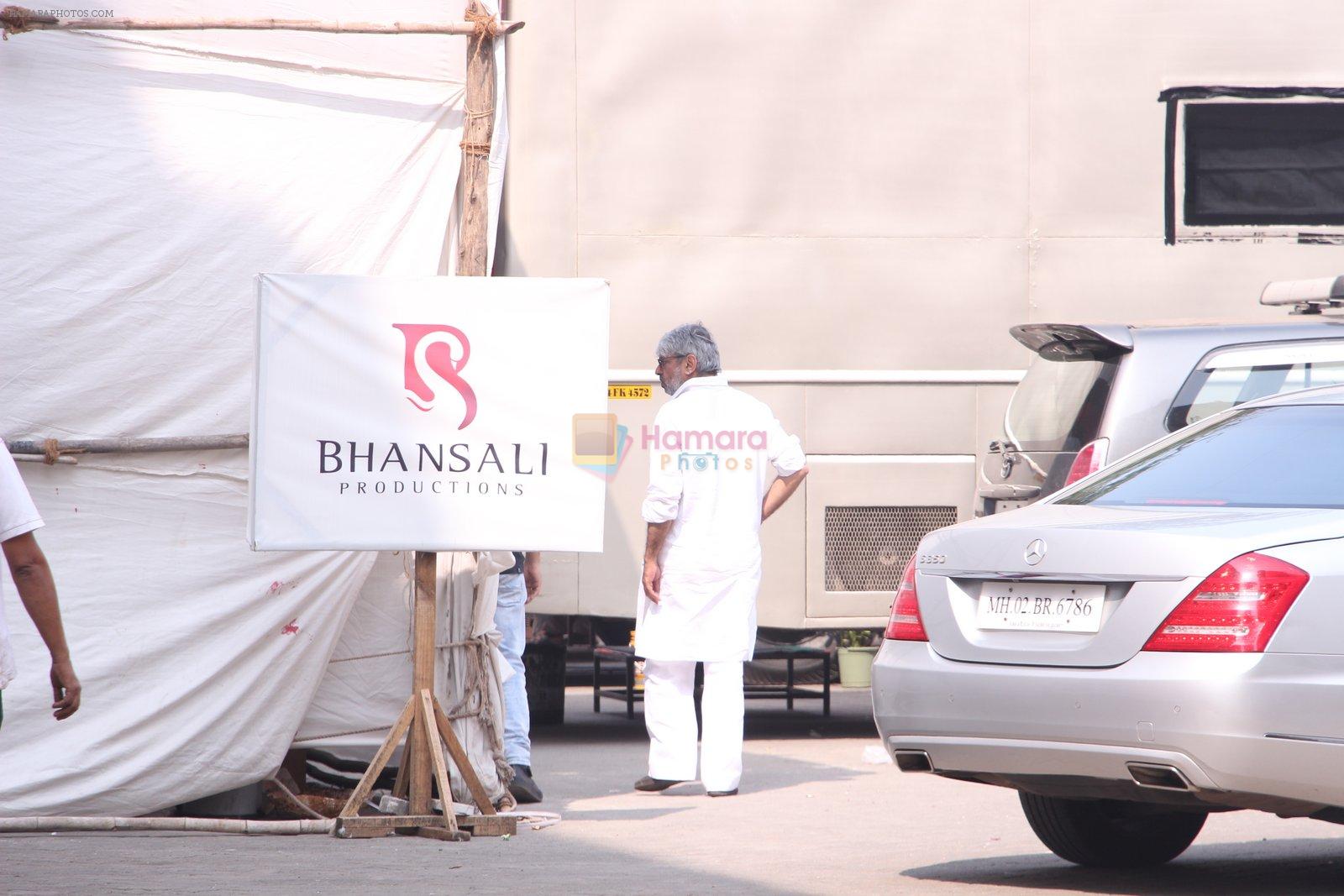 Sanjay Leela Bhansali snapped on the close guarded sets of Padmavati on 15th Nov 2016