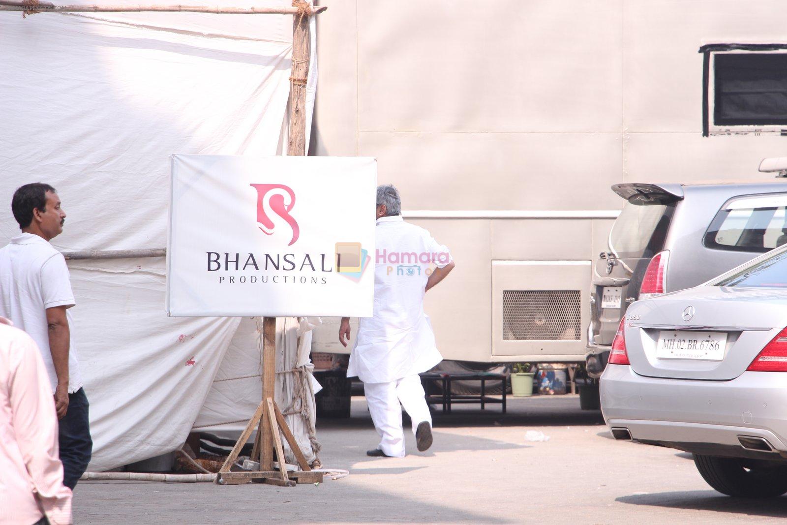 Sanjay Leela Bhansali snapped on the close guarded sets of Padmavati on 15th Nov 2016