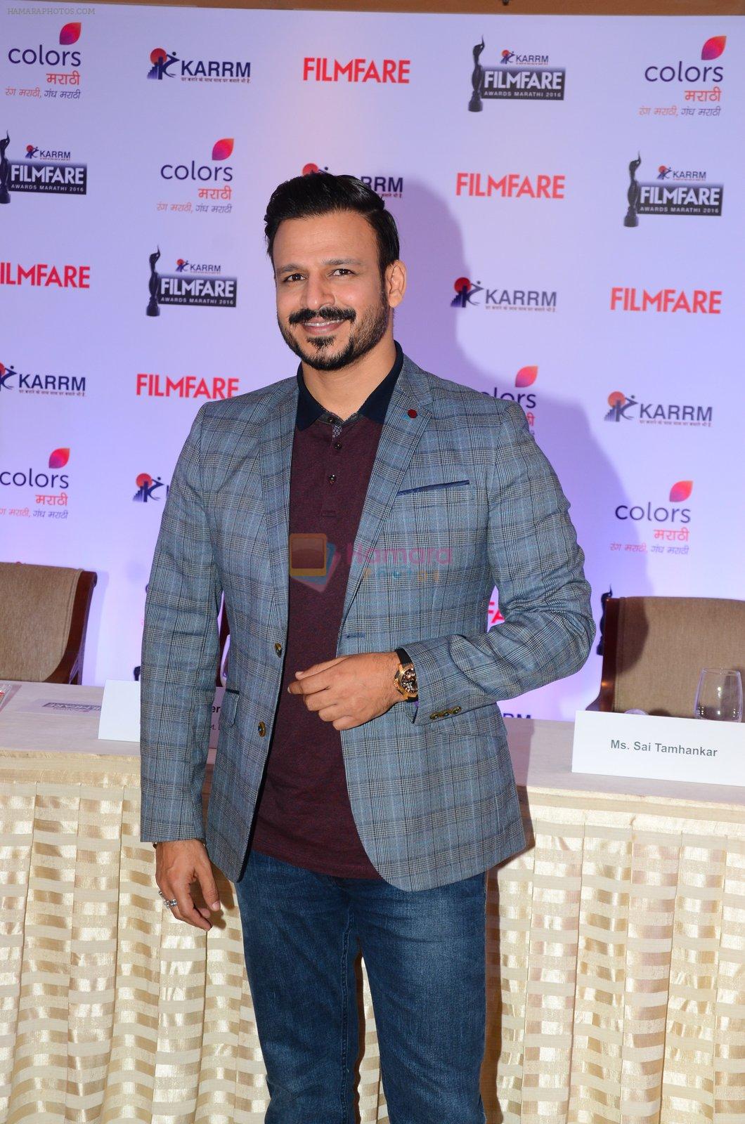 Vivek Oberoi at Marathi Filmfare press meet on 16th Nov 2016
