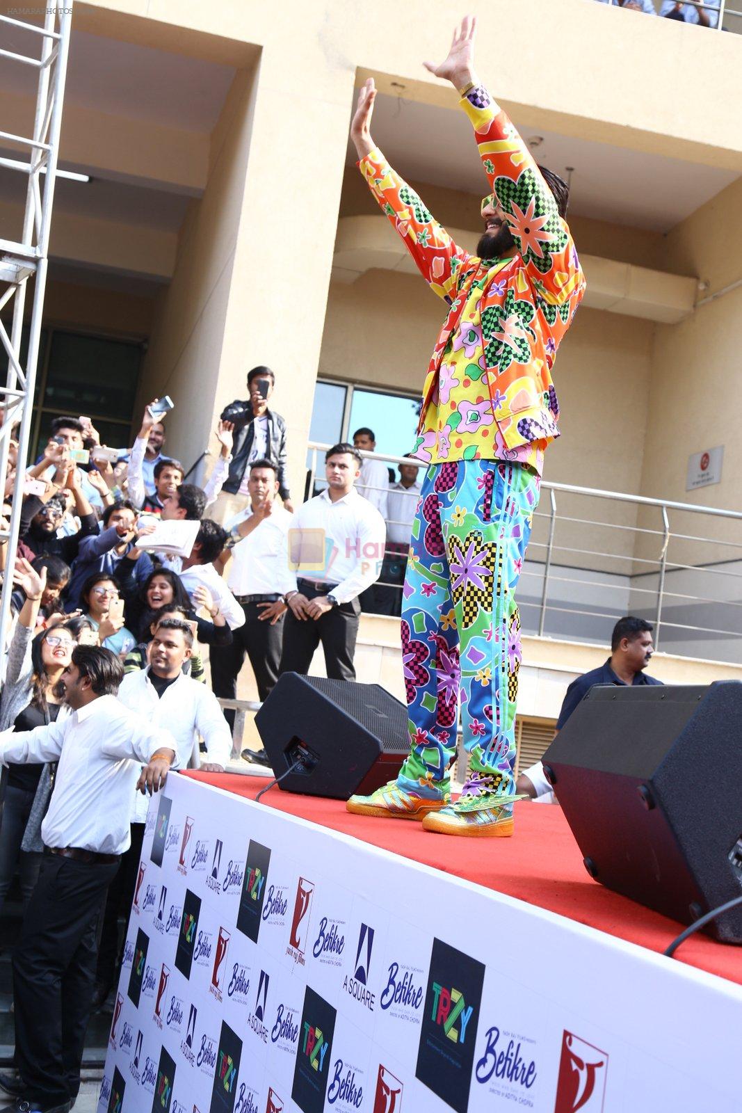 Ranveer Singh promote Befikre in Delhi University on 24th Nov 2016