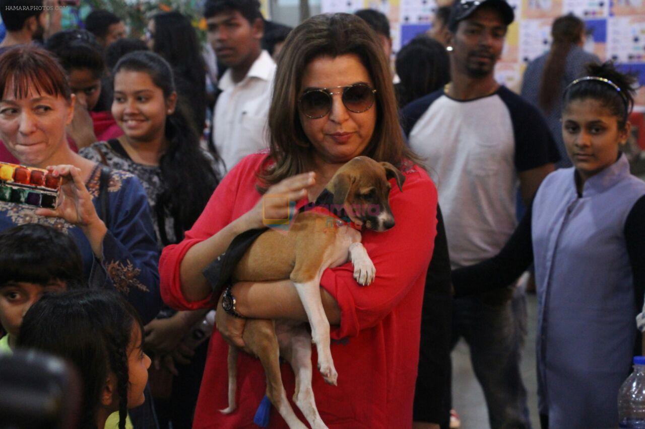 Farah Khan at pet adoption in Mumbai on 27th Nov 2016