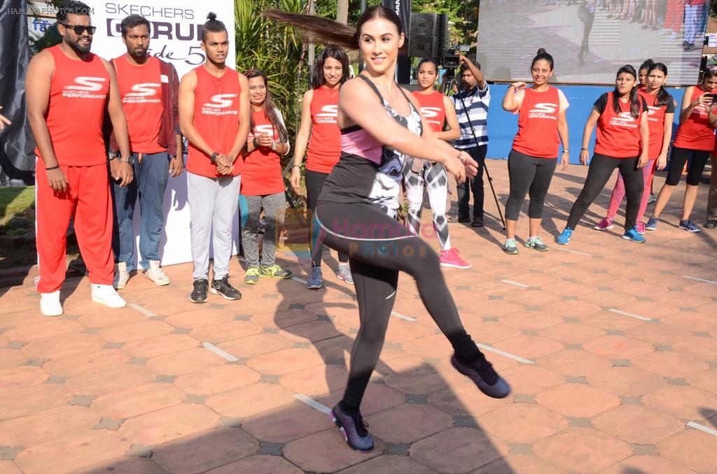 Lauren Gottlieb at the skechers GoGoadance press conference