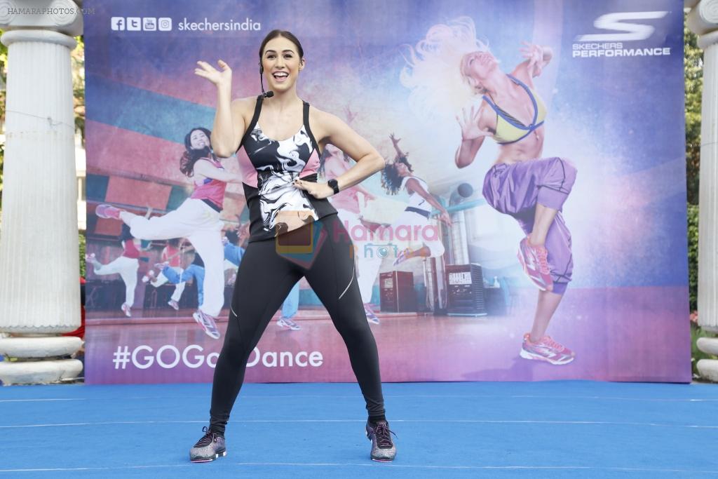 Lauren Gottlieb at the skechers GoGoadance press conference