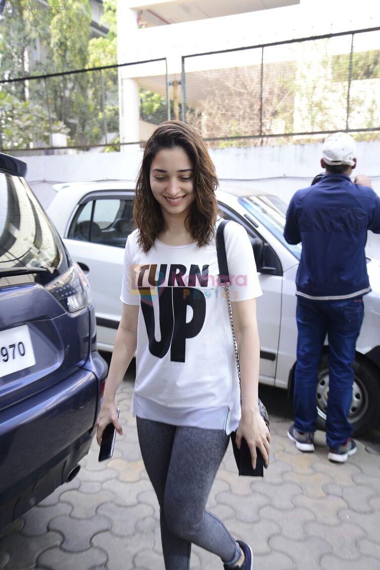 Tammanah Bhatia snapped leaving dance practise session on 1st Dec 2016