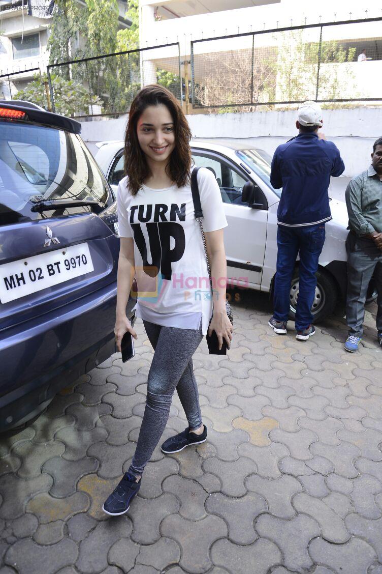 Tammanah Bhatia snapped leaving dance practise session on 1st Dec 2016