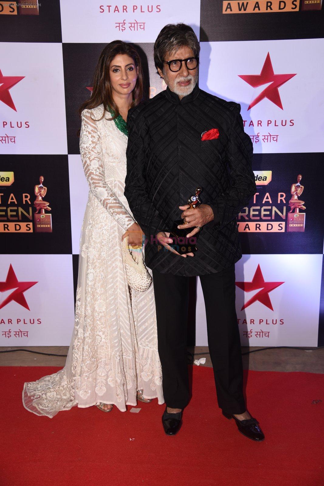 Amitabh Bachchan at 22nd Star Screen Awards 2016 on 4th Dec 2016