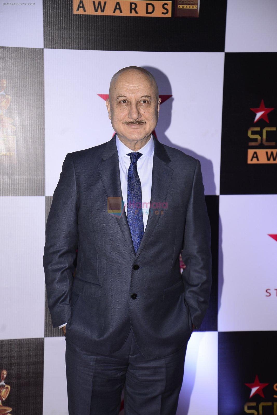 Anupam Kher at 22nd Star Screen Awards 2016 on 4th Dec 2016