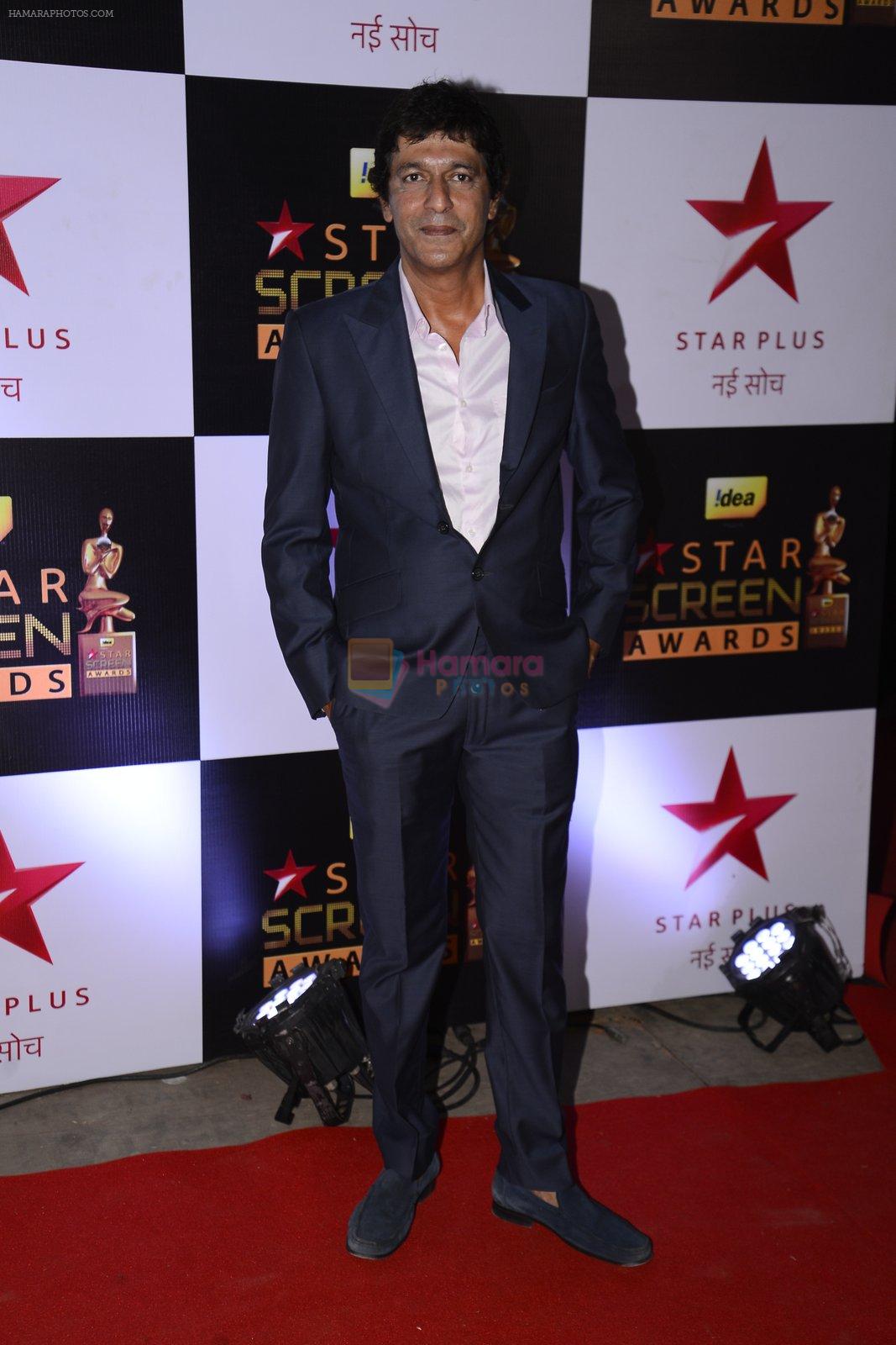 Chunky Pandey at 22nd Star Screen Awards 2016 on 4th Dec 2016