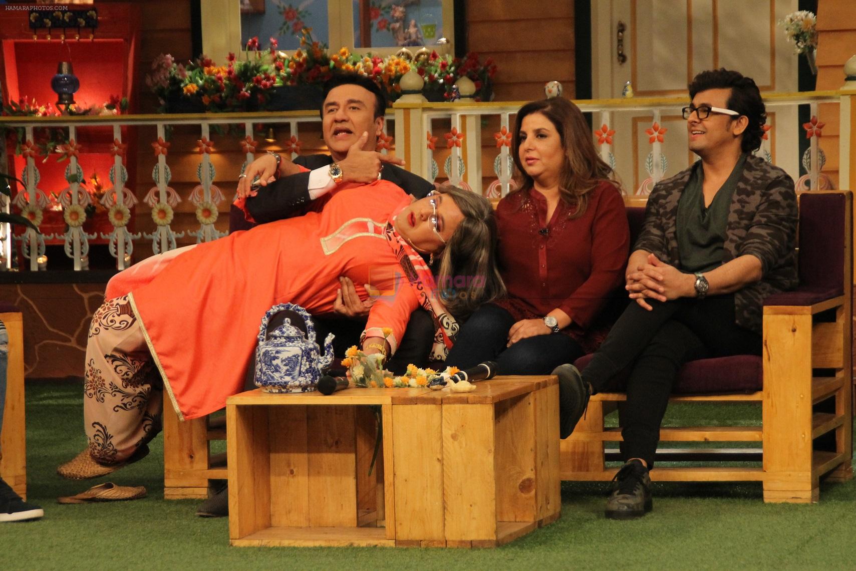 Sonu Nigam, Farah Khan & Anu Malik on The Kapil Sharma Show on 7th Dec 2016