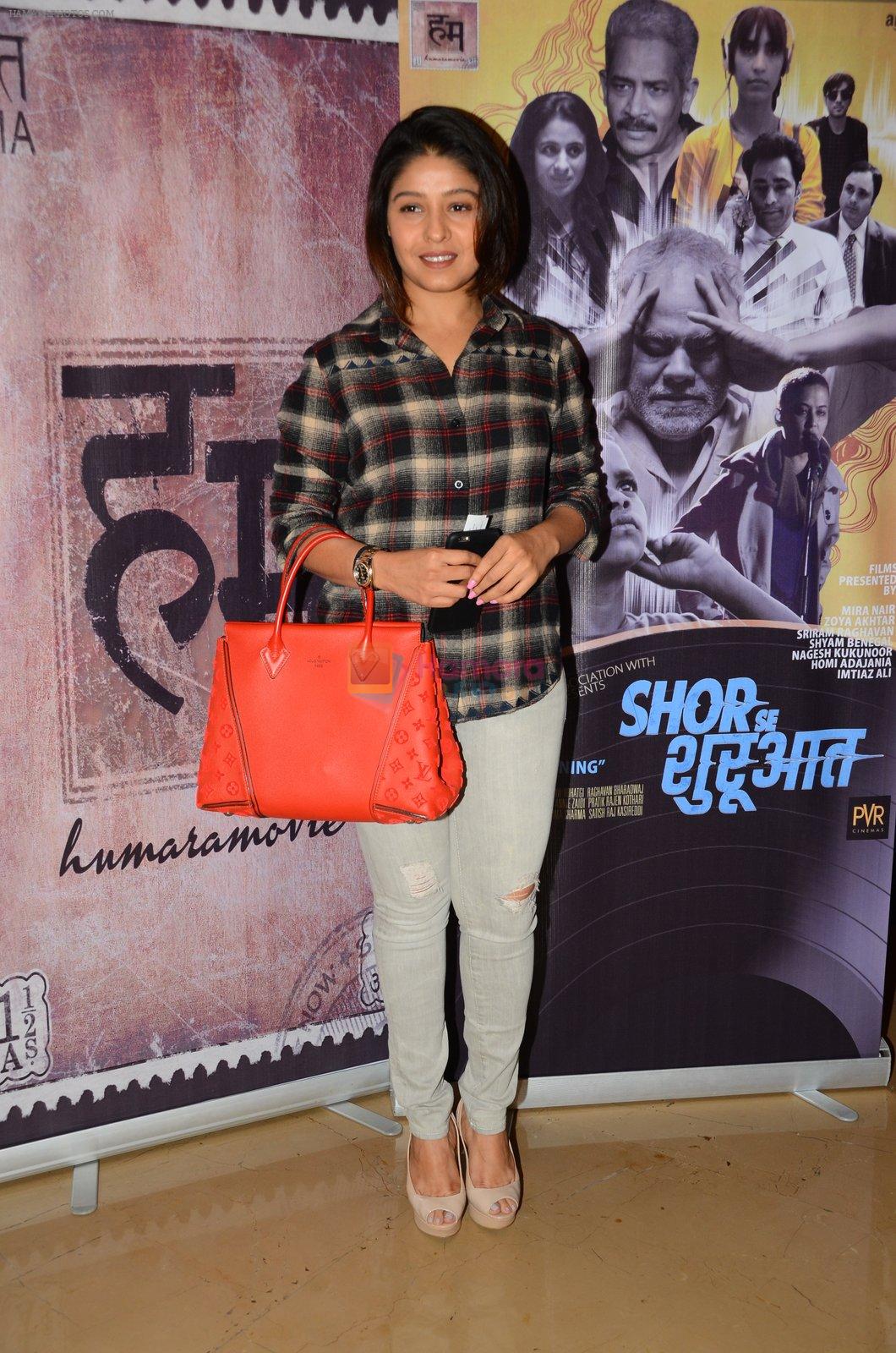 Sunidhi Chauhan at Shor Se Shuruvat screening on 14th Dec 2016