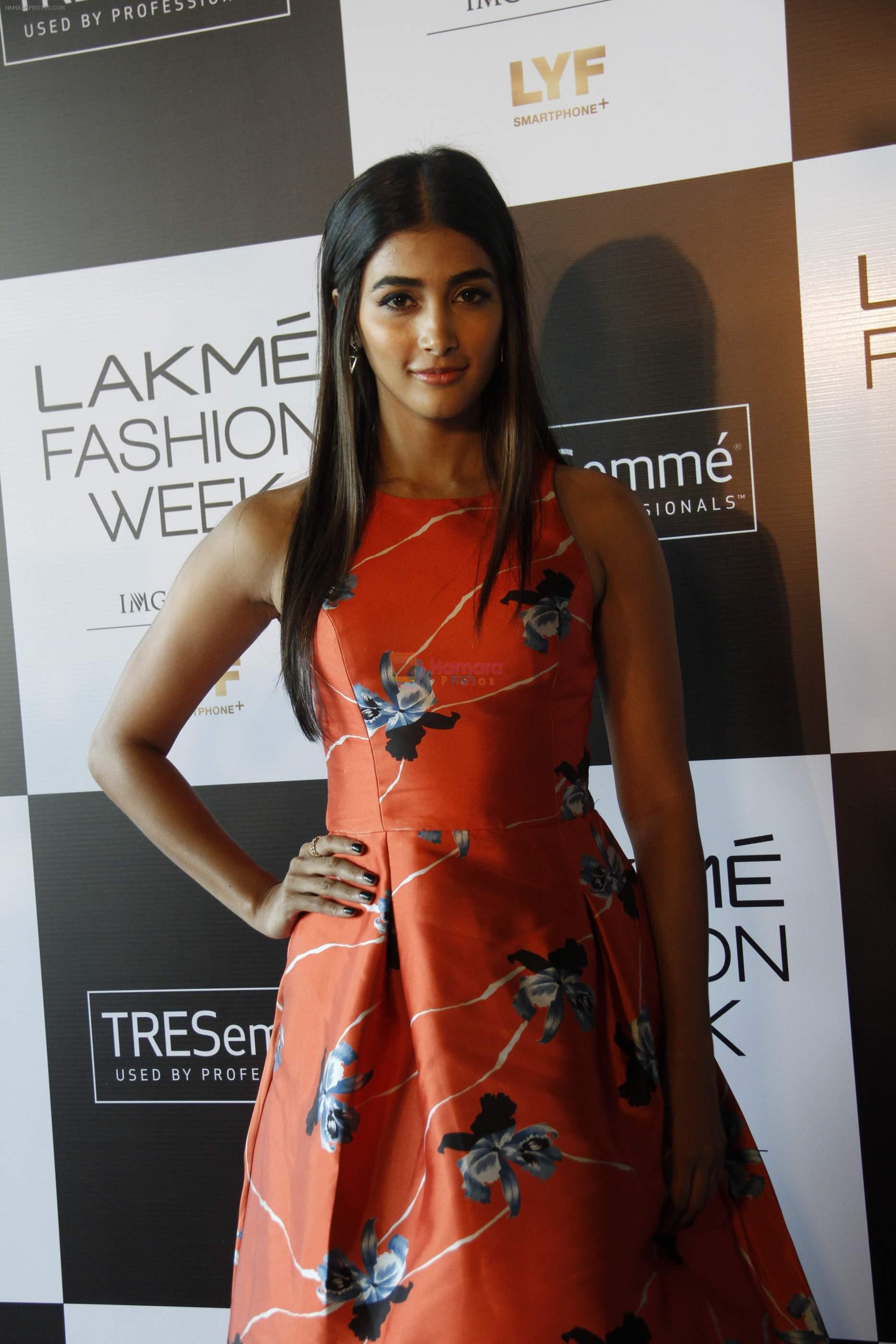 Pooja Hegde at Lakme fashion week model auditions on 14th Dec 2016