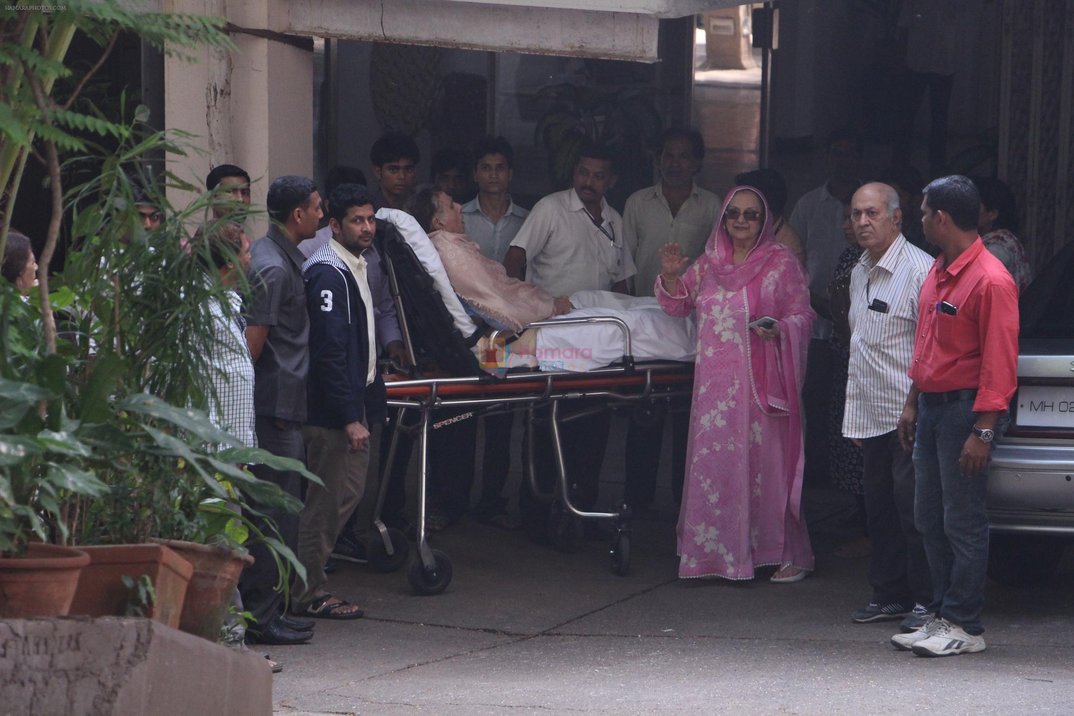 Dilip kumar discharged from hospital on 15th Dec 2016