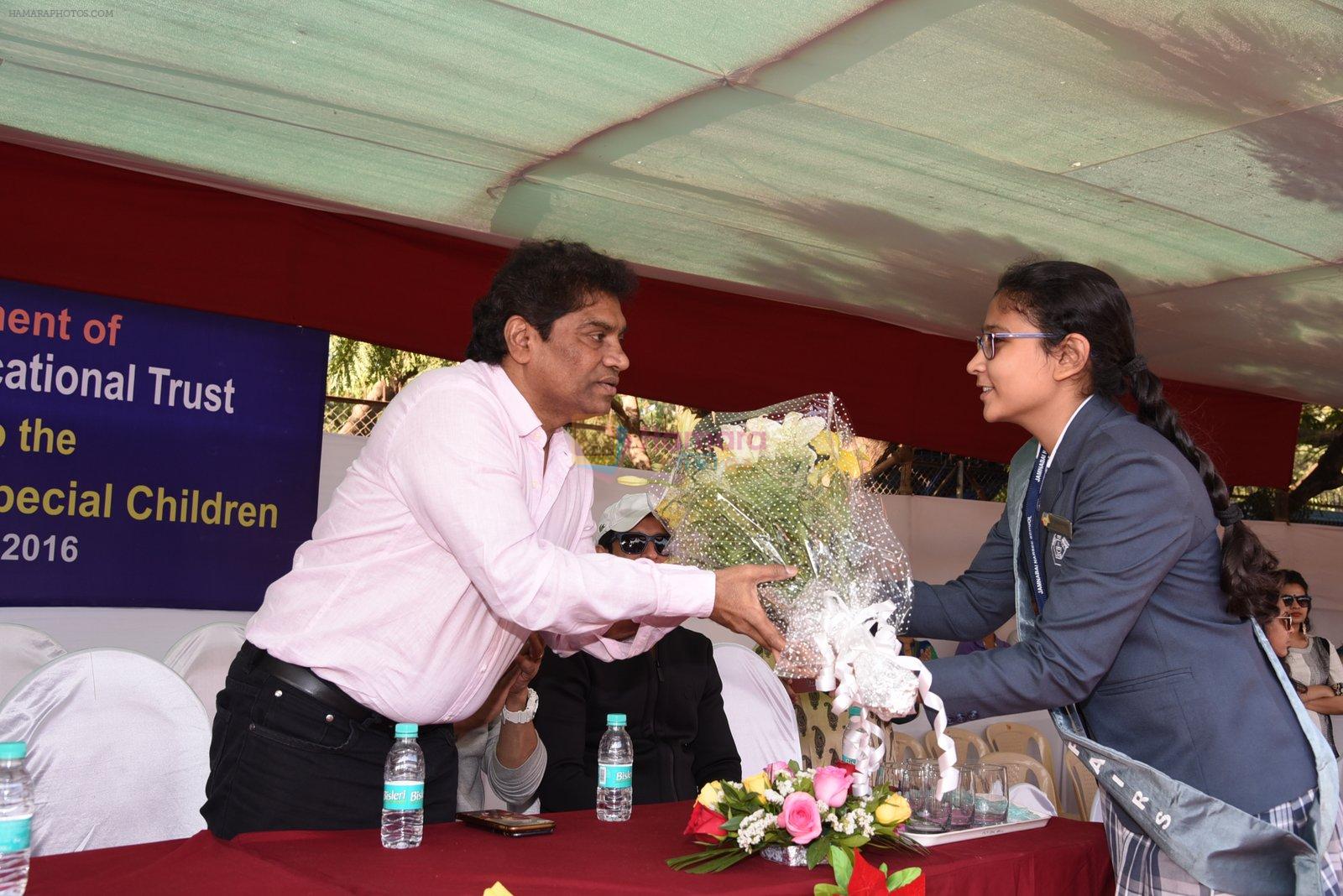 Johnny Lever at Jamnabai school sports meet for special children on 19th Dec 2016