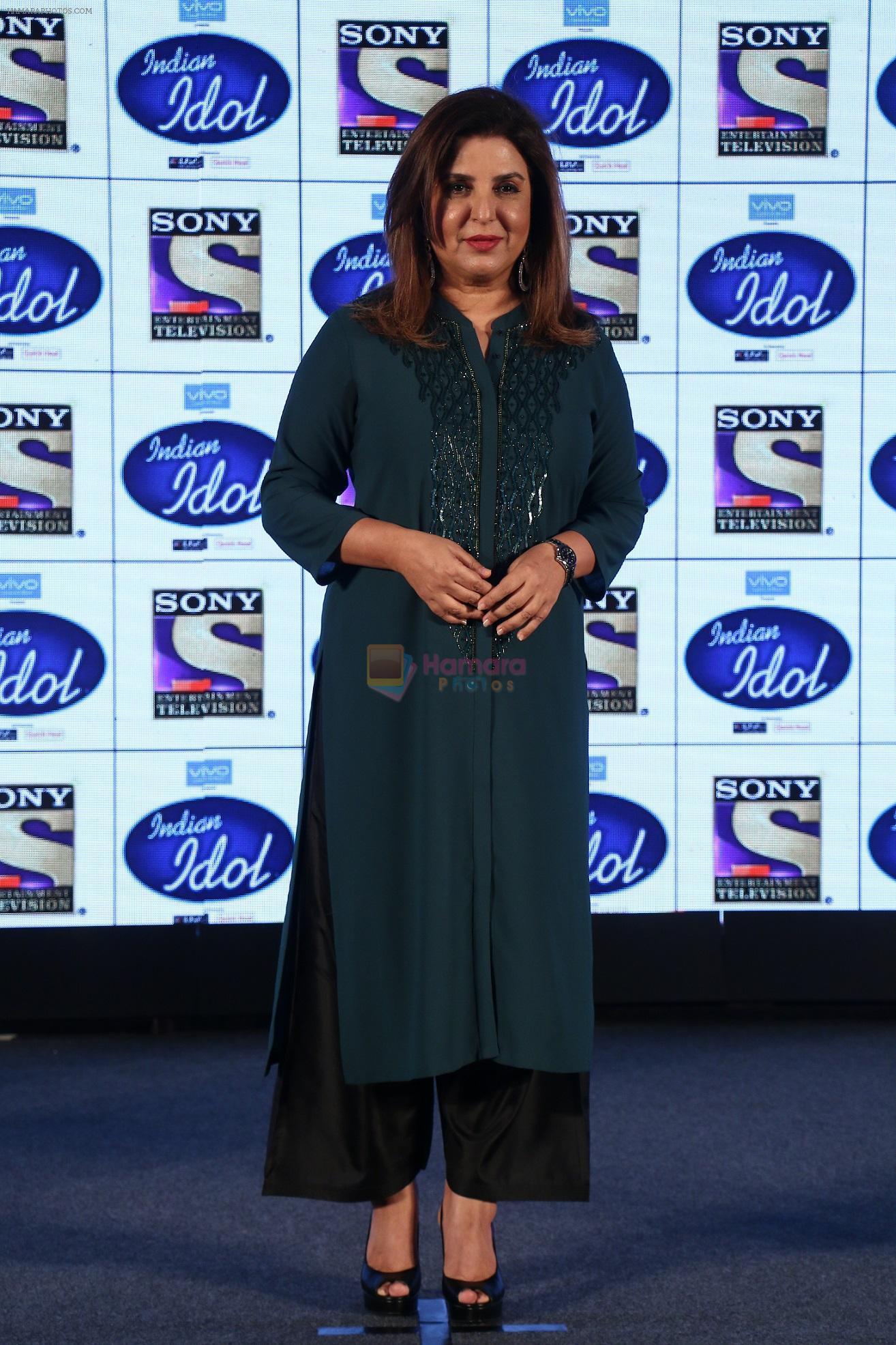 Farah Khan on the sets of Indian Idol on 20th Dec 2016