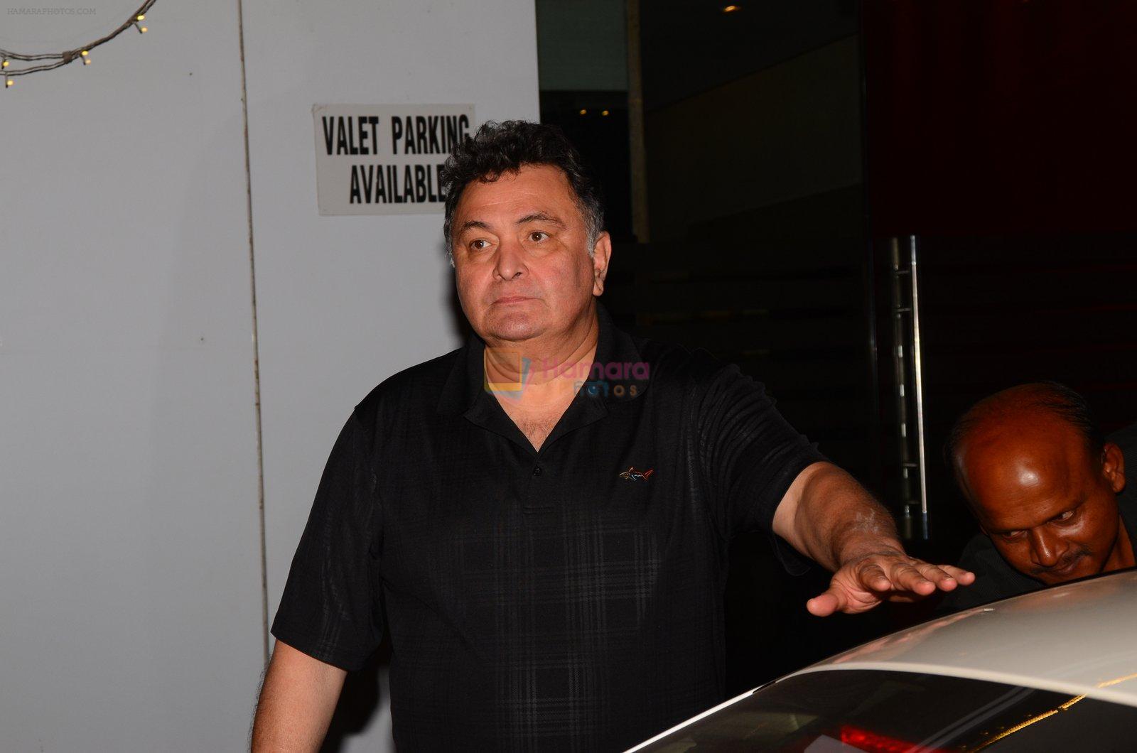 Rishi Kapoor snapped at royal china on 20th Dec 2016