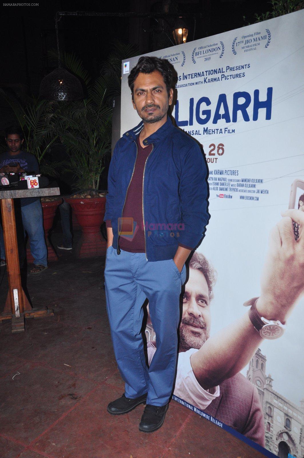 Nawazuddin Siddiqui at Aligarh bash in Mumbai on 21st Dec 2016