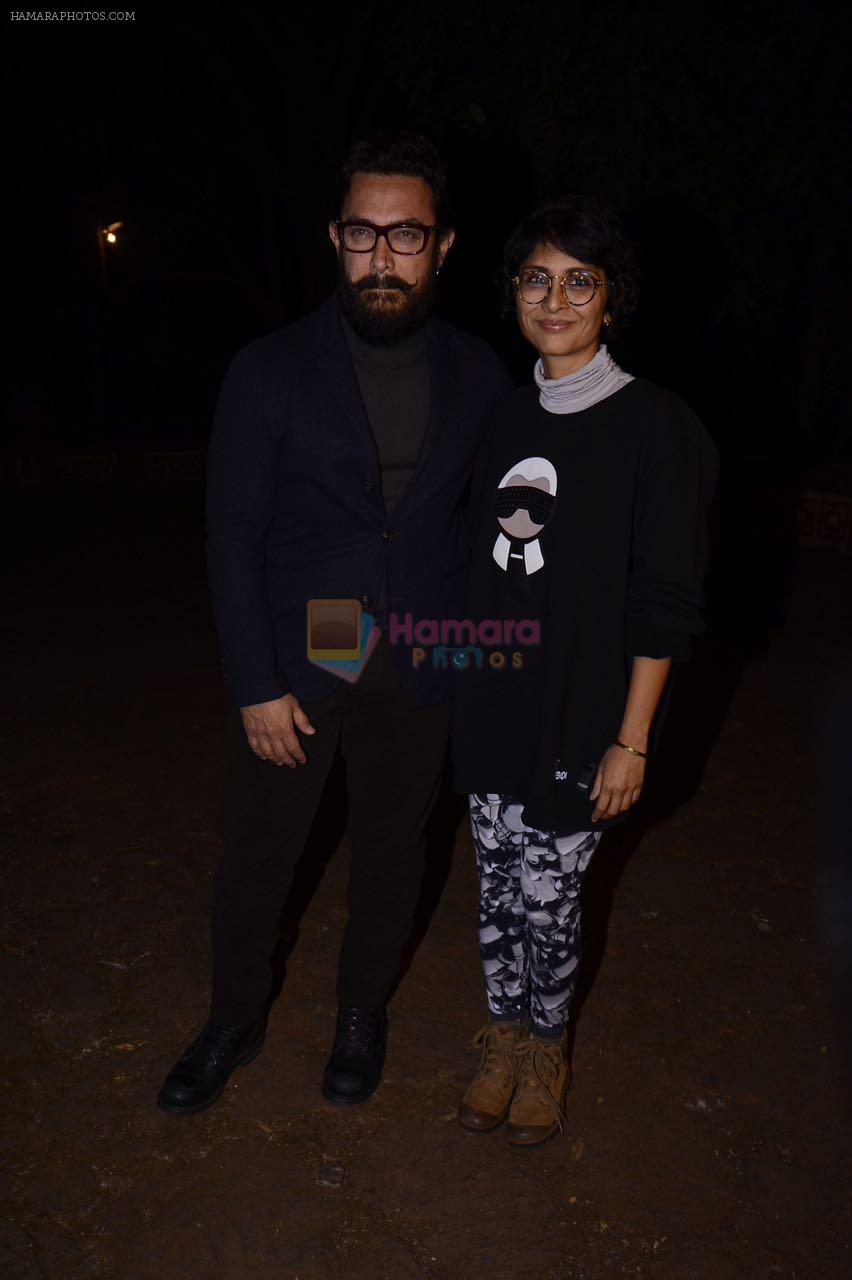 Aamir Khan and Kiran Rao at panchagani on 29th Dec 2016