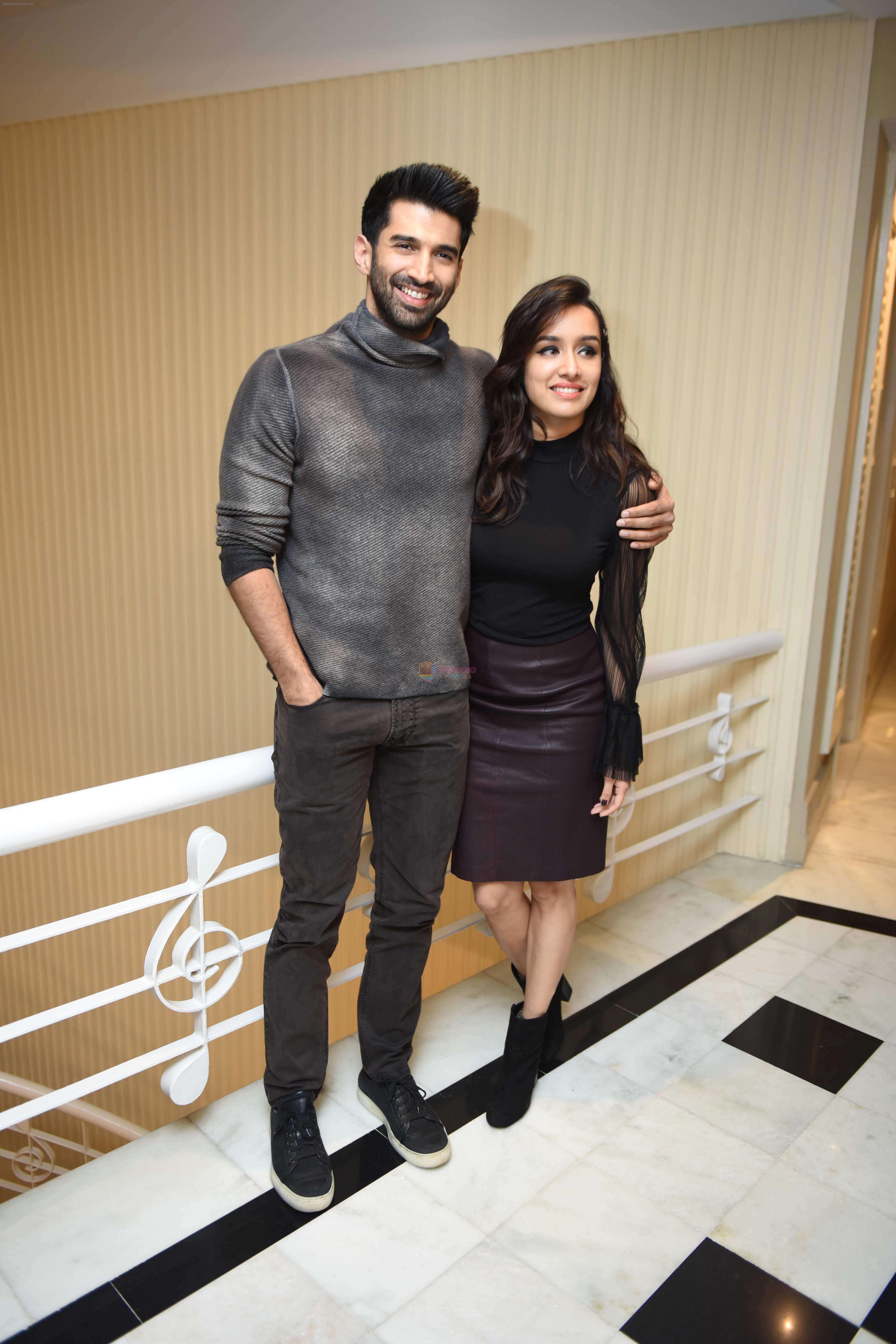 Shraddha Kapoor, Aditya Roy Kapoor promotes Ok Jaanu in Delhi on 11th Jan 2017