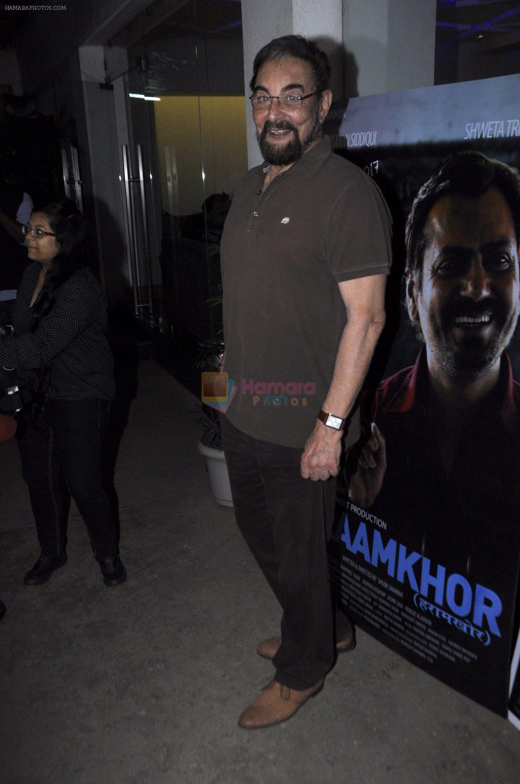 Kabir Bedi at Haramkhor screening in Mumbai on 11th Jan 2017