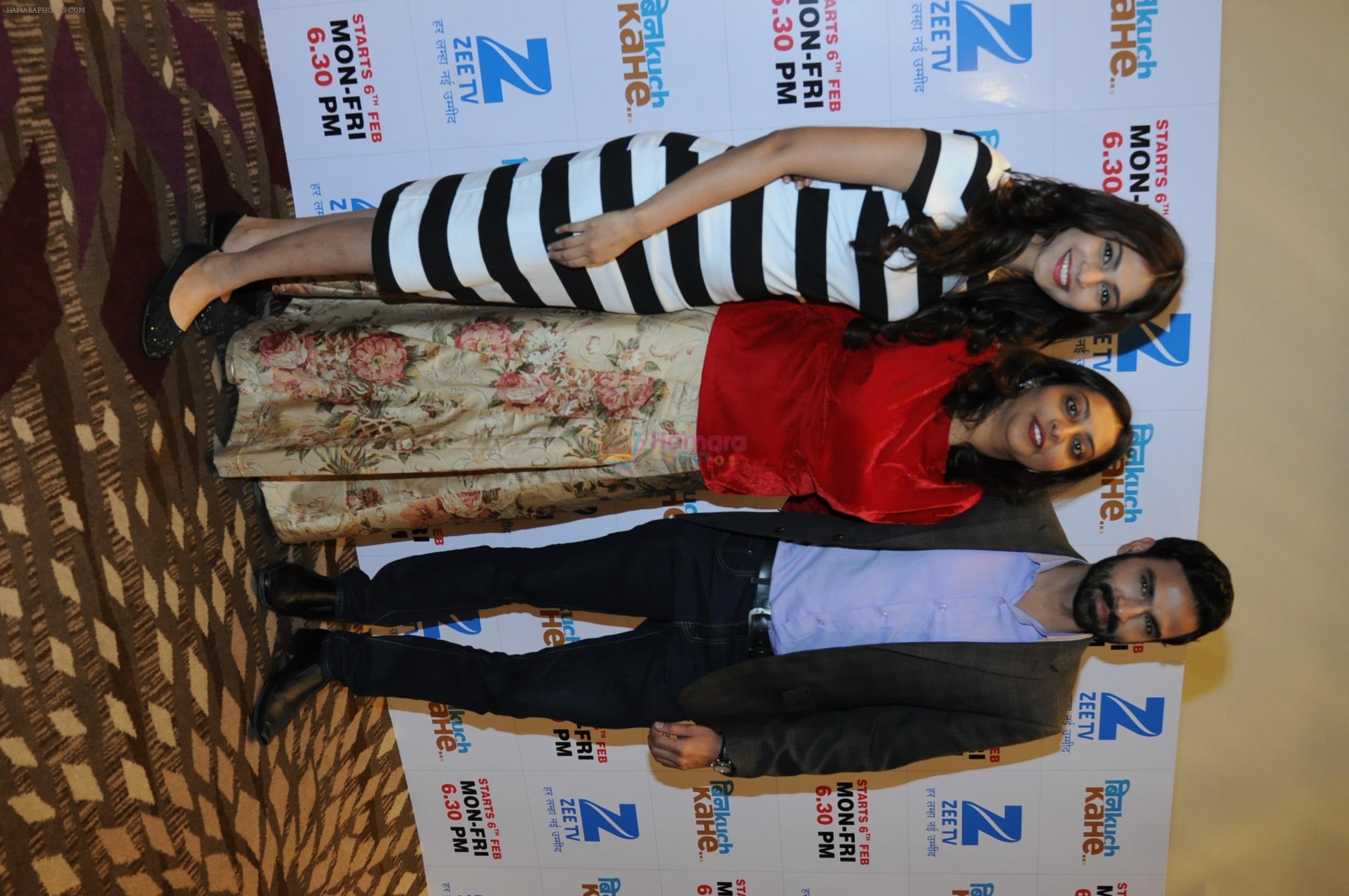 Shamata Anchan, Sameer Arora at the launch of Zee Tv Serial Bin Kuch Kahe on 18th Jan 2017