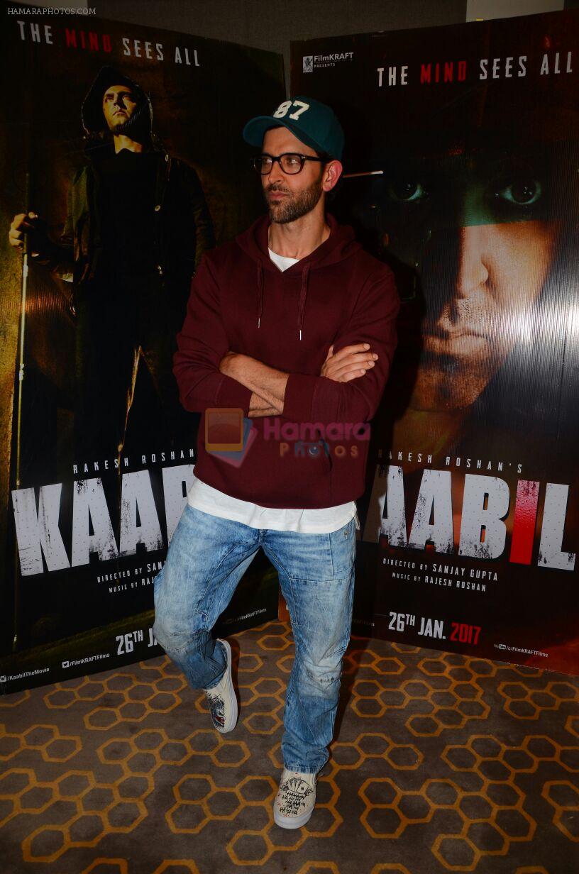 Hrithik Roshan promote Kaabil on 17th Jan 2017