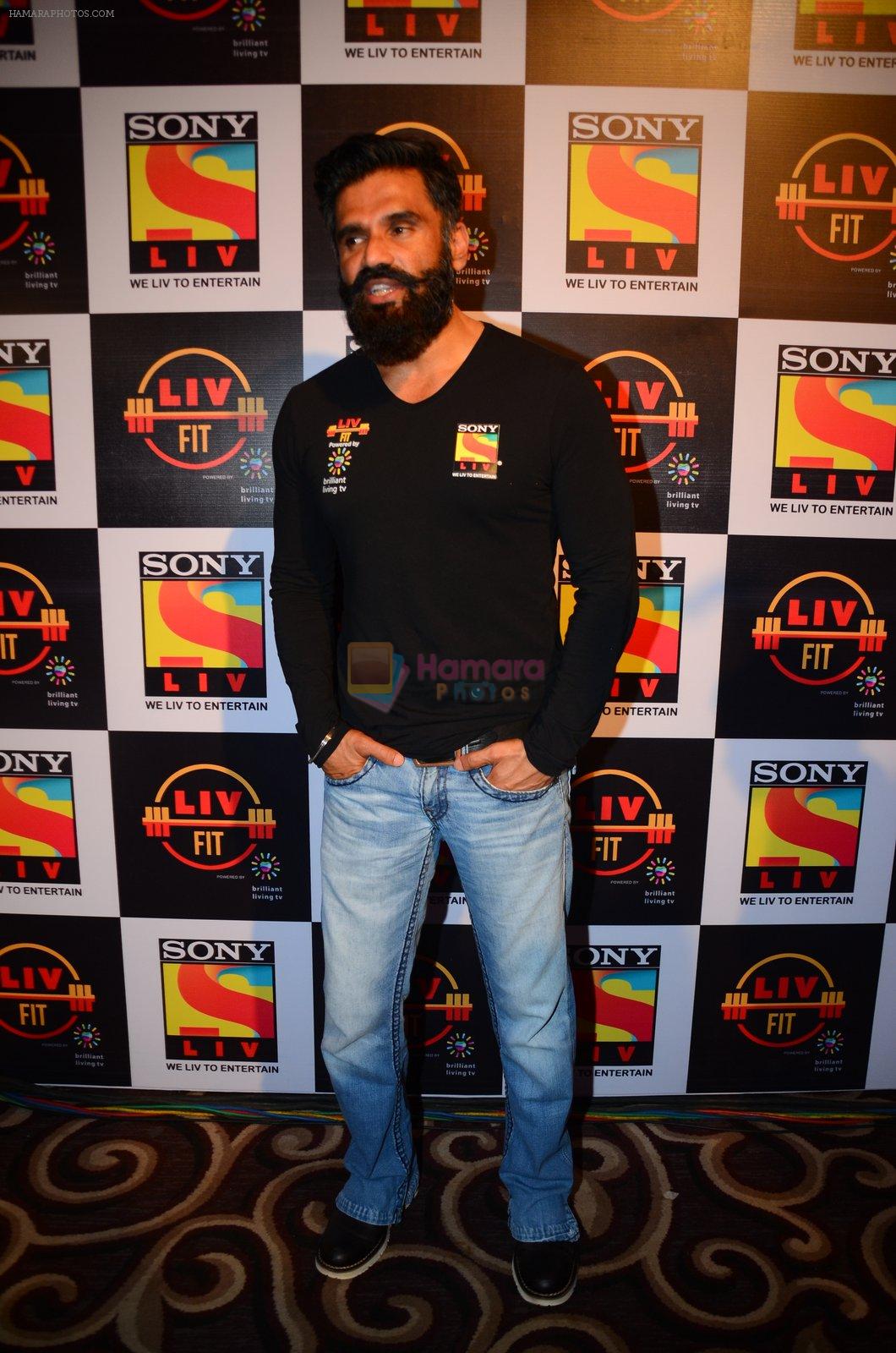 Sunil Shetty snapped at Sony Liv fitness event on 19th Jan 2017