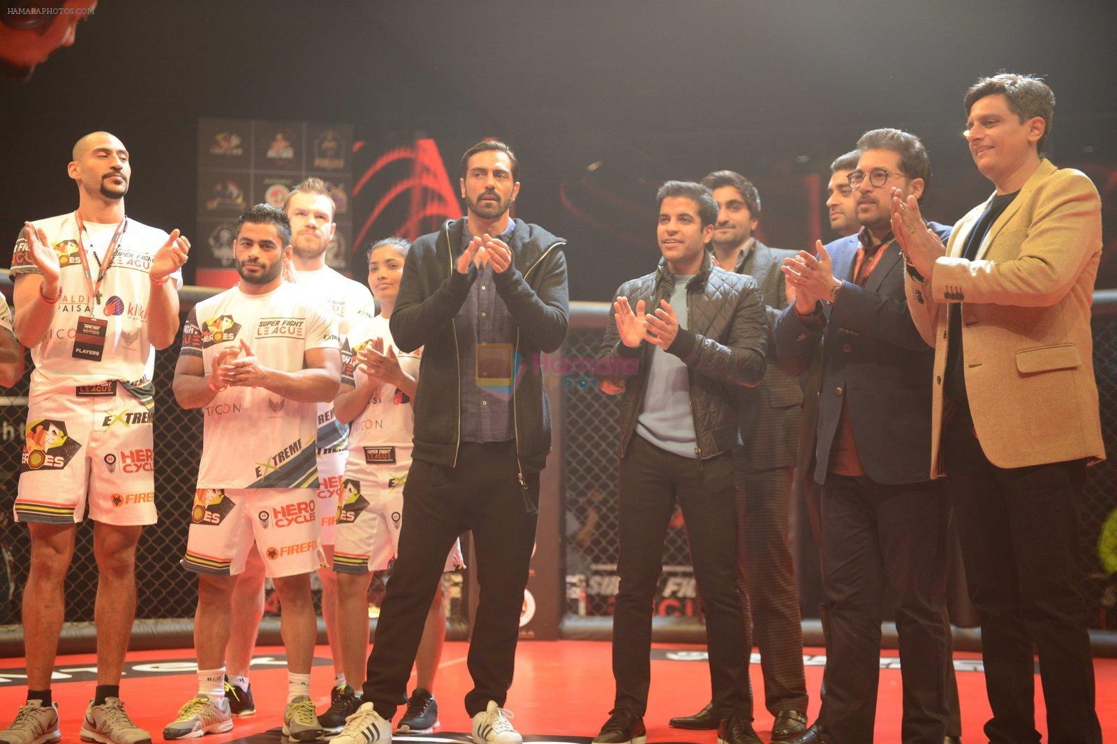Arjun Rampoal at Super Fight league press meet on 19th Jan 2017