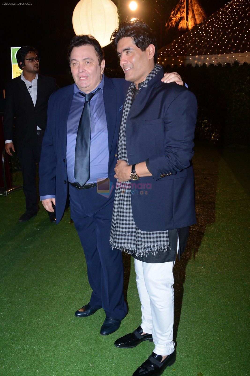 Rishi Kapoor at Ronnie Screwala daughter wedding reception on 20th Jan 2017