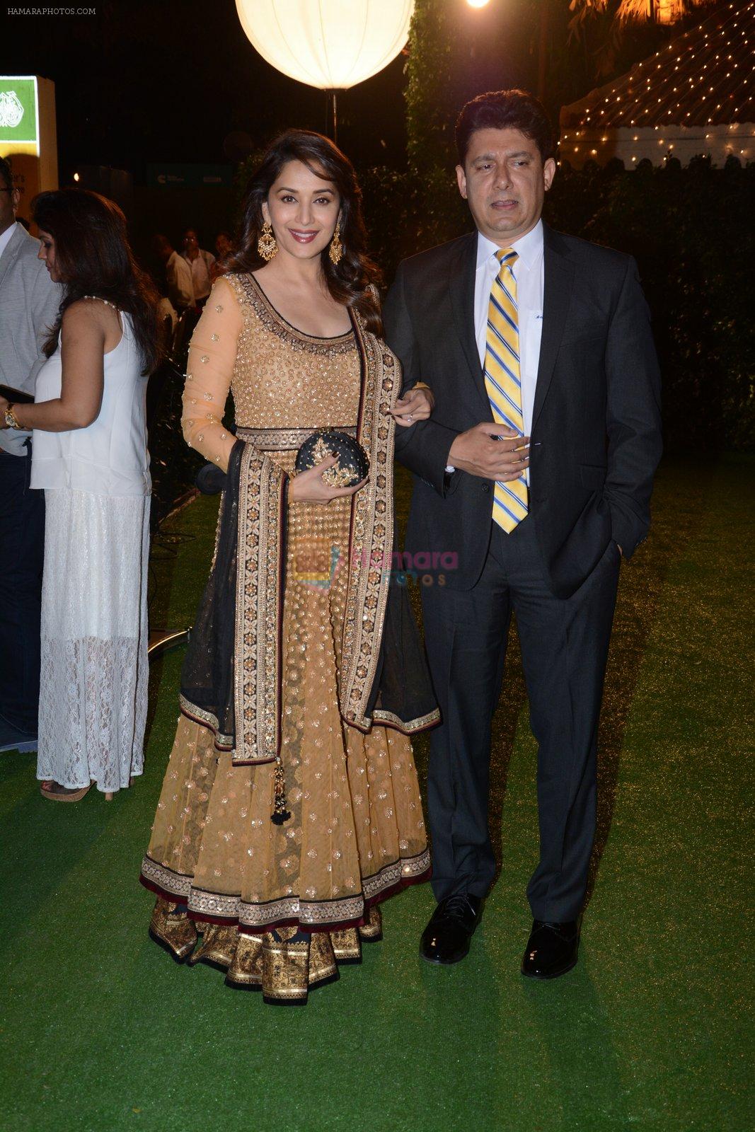 Madhuri Dixit at Ronnie Screwala daughter wedding reception on 20th Jan 2017