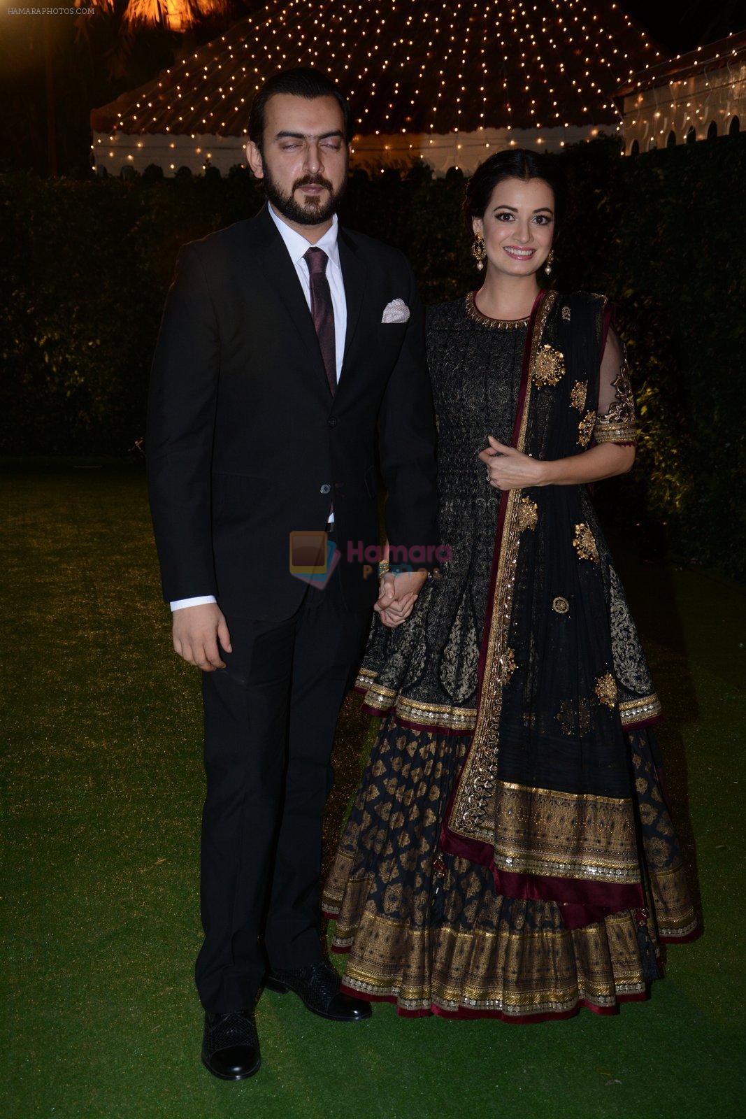 Dia Mirza at Ronnie Screwala daughter wedding reception on 20th Jan 2017