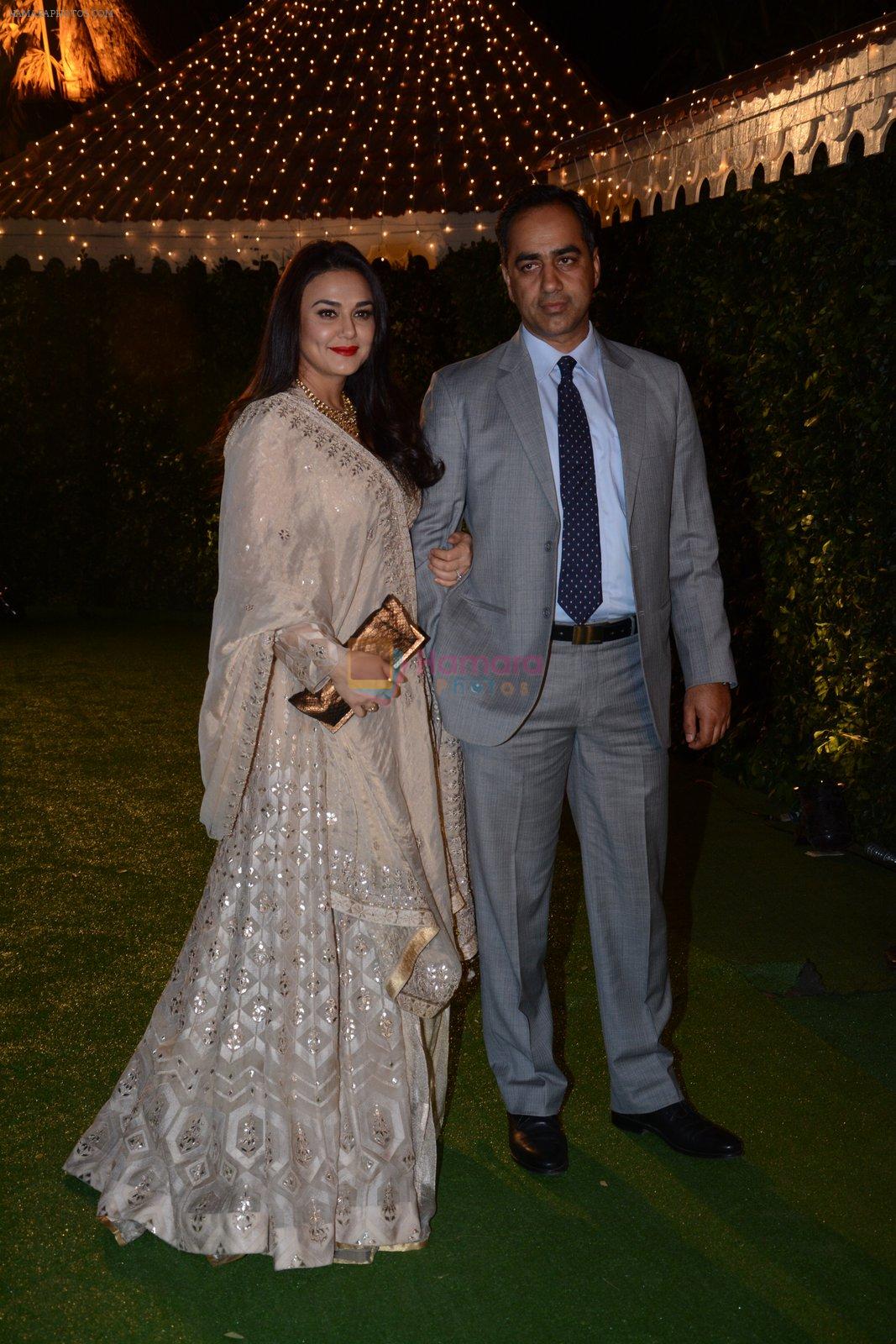 Preity Zinta at Ronnie Screwala daughter wedding reception on 20th Jan 2017