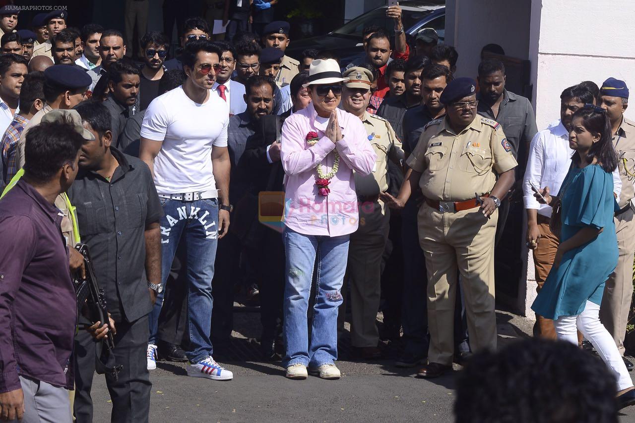 Jackie Chan arrives in mumbai on 22nd Jan 2017