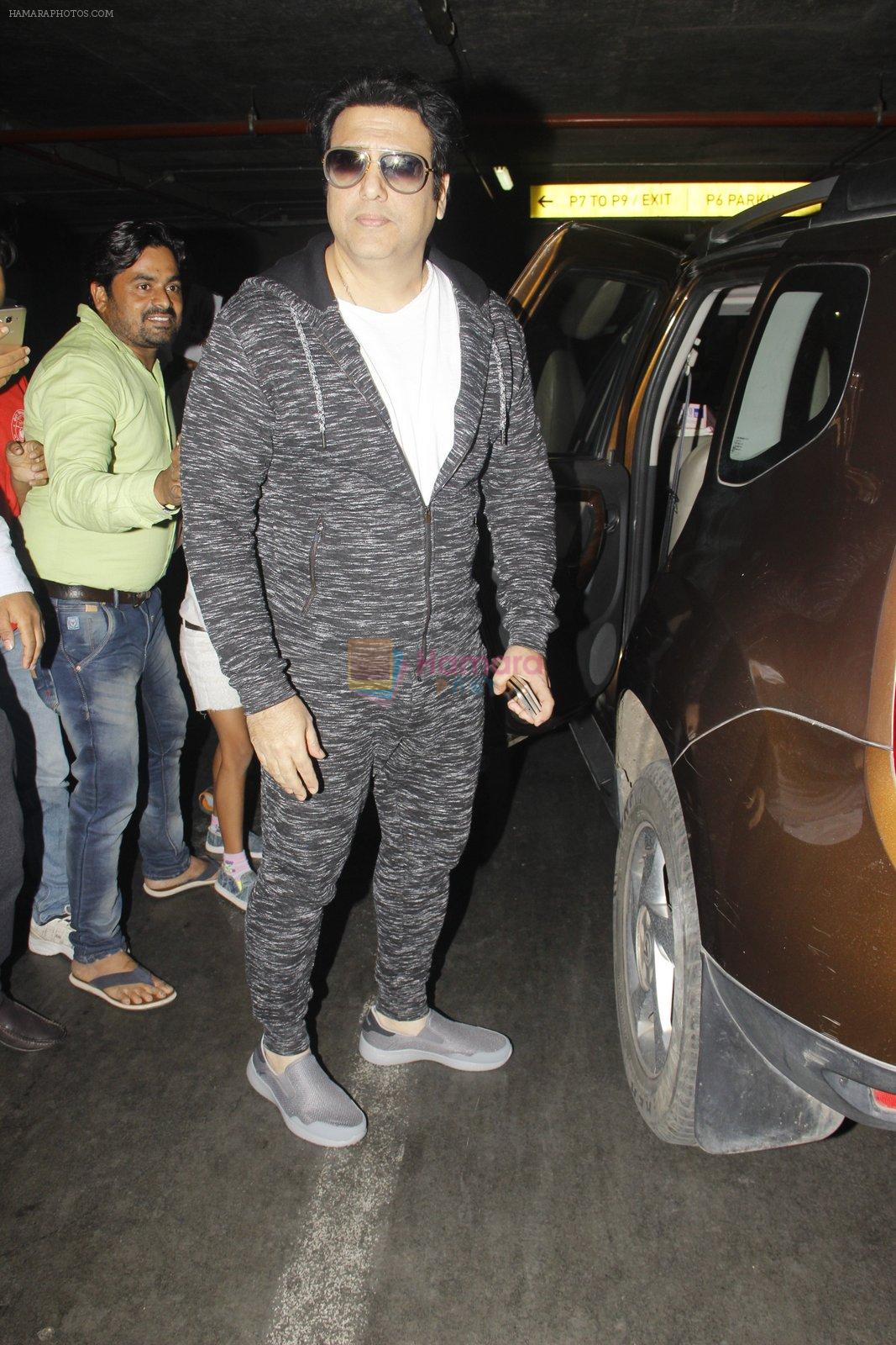 Govinda snapped at airport on 22nd Jan 2017
