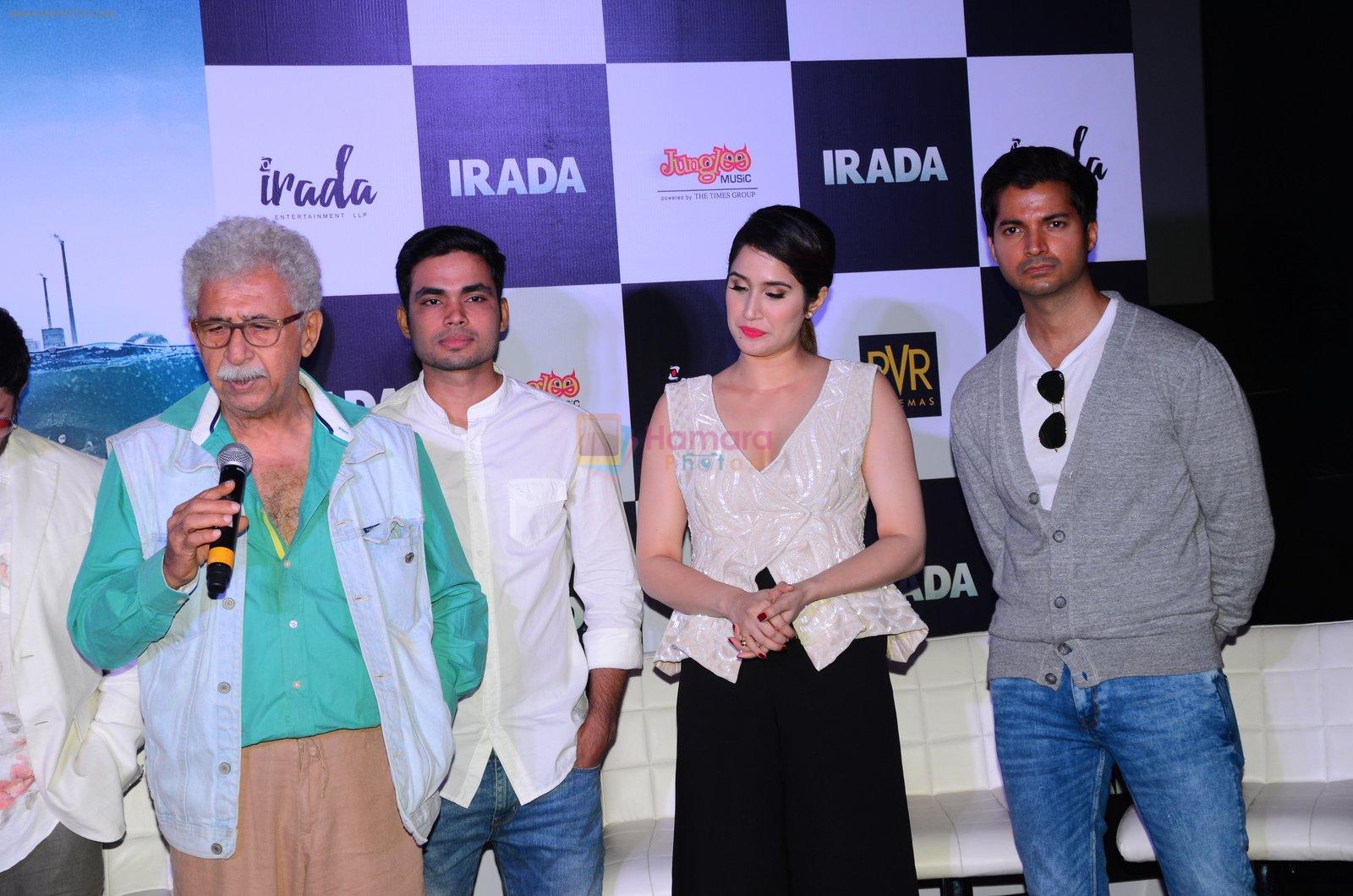 Naseeruddin Shah, Arshad Warsi, Sagarika Ghatge at Irada film launch in Mumbai on 24th Jan 2017