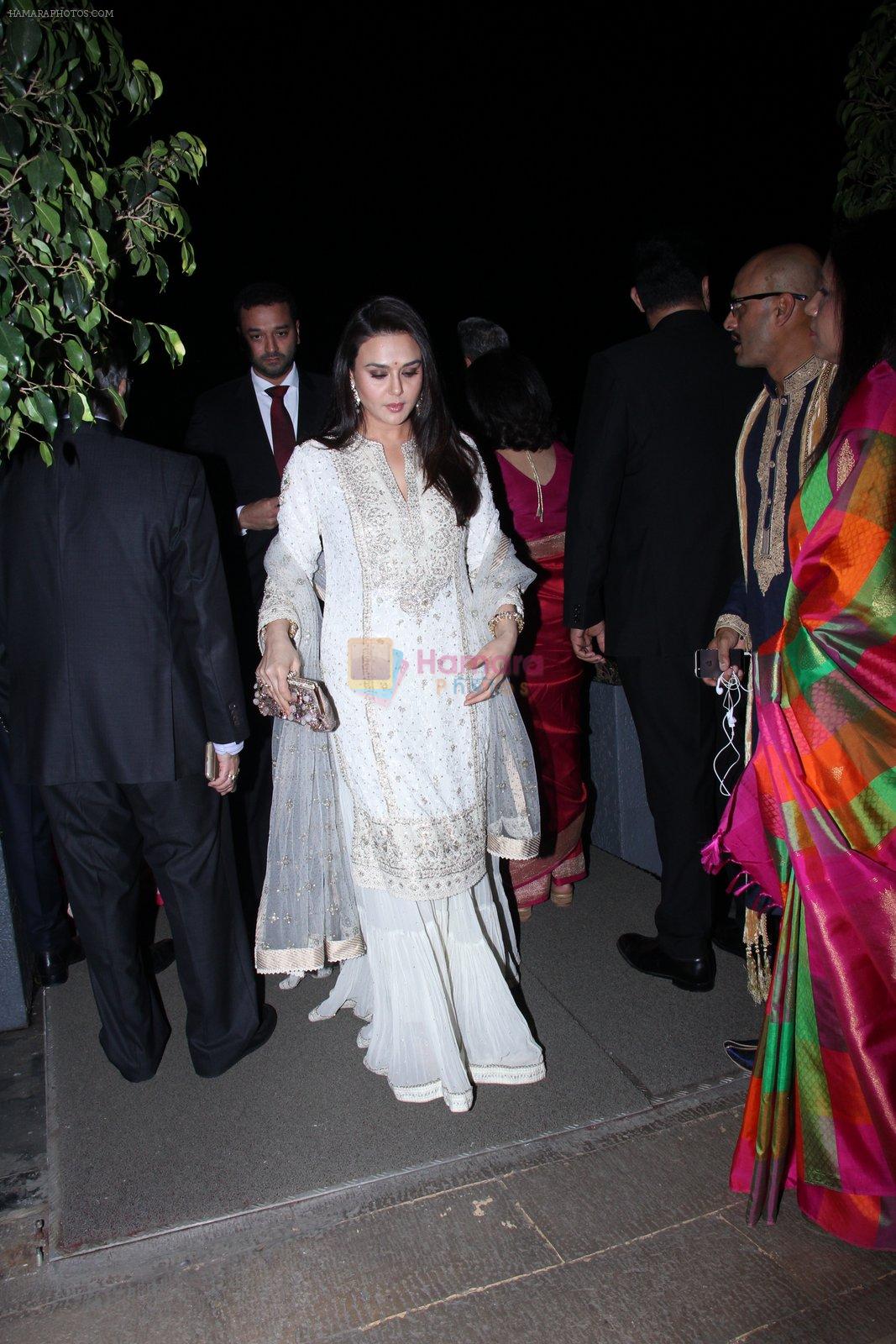 Preity Zinta at Radha Kapoor's Wedding Reception on 28th Jan 2017