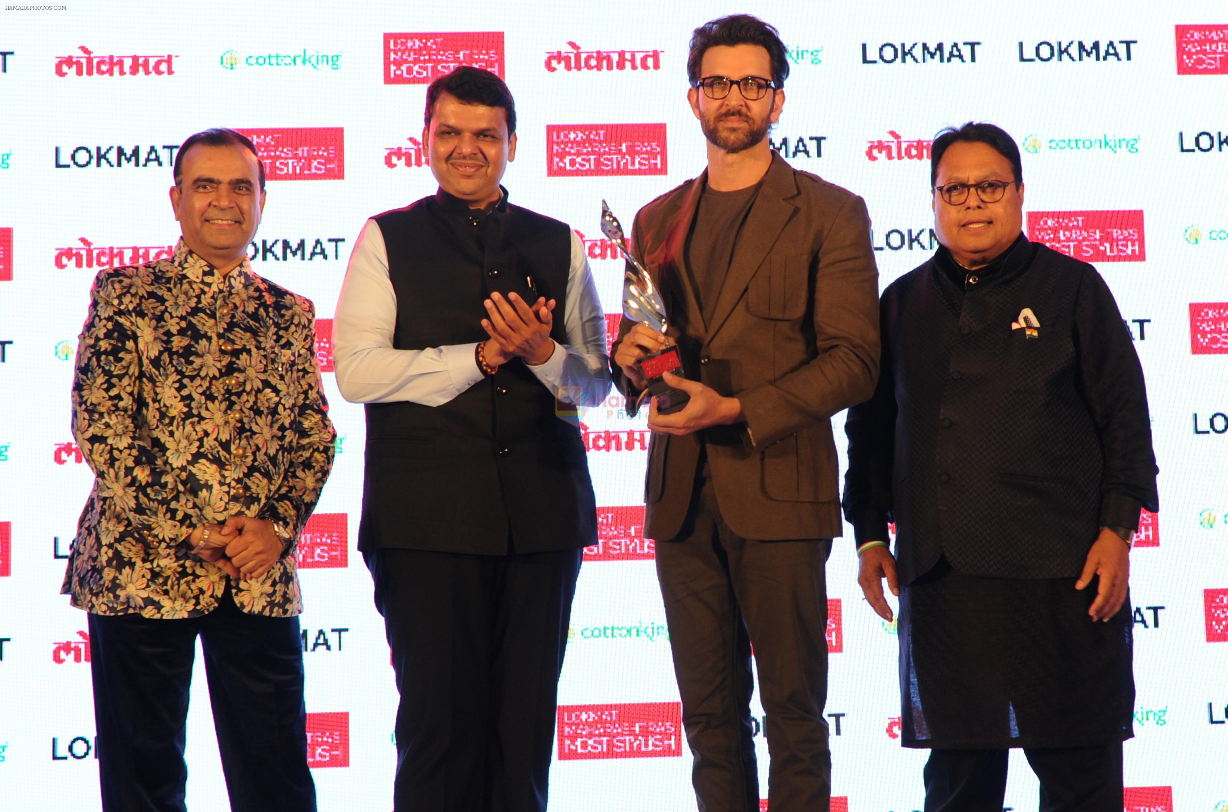 Hrithikk Roshan at Lokmat Maharashtra's Most Stylish 2017 on 31st Jan 2017