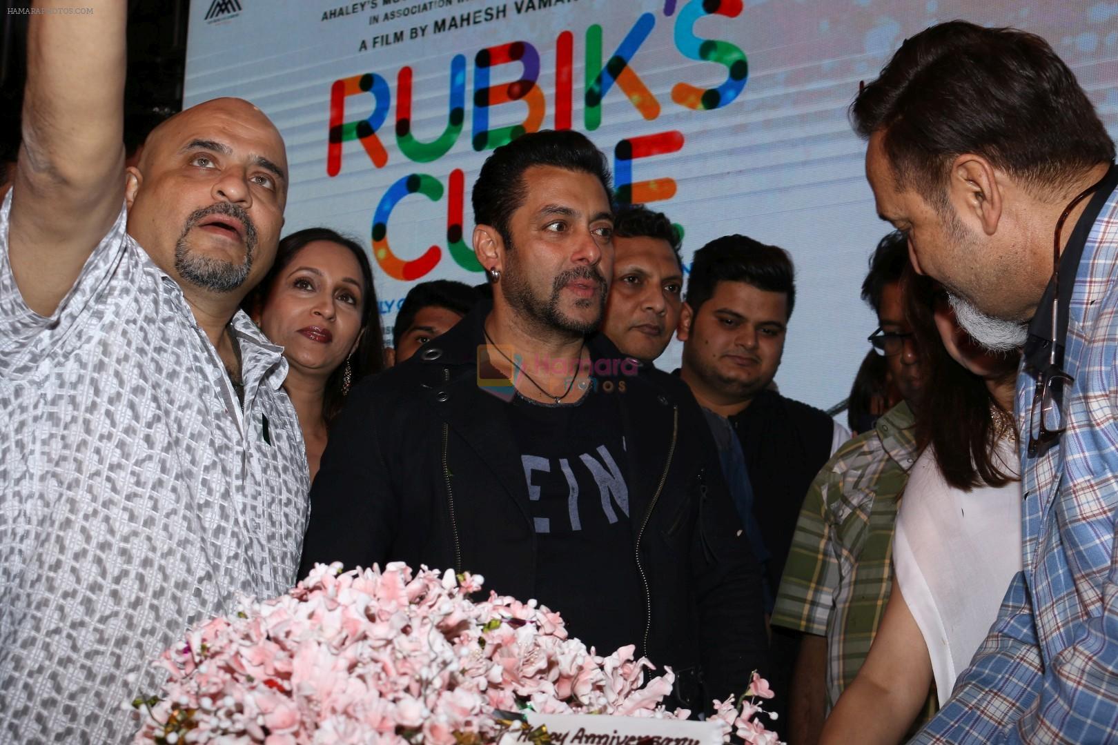 Salman Khan at the music launch of Marathi film Rubik's Cube