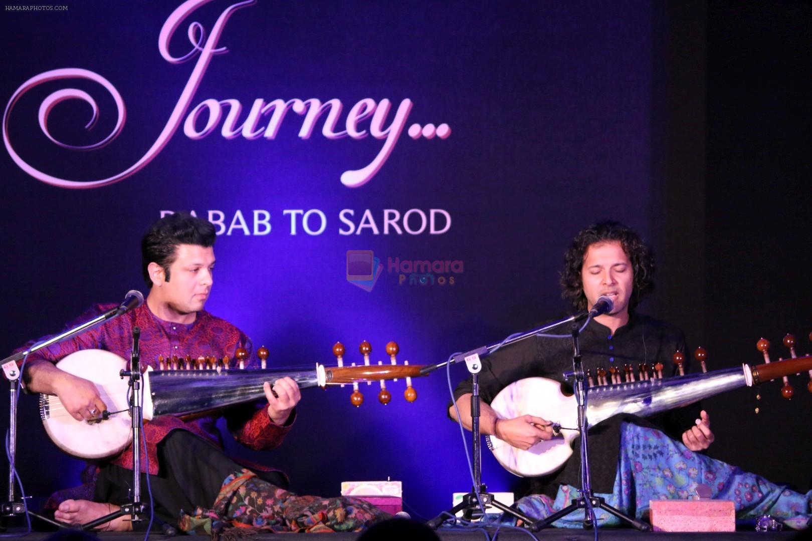 Amaan Ali and Ayaan Ali at the launch of Saregama's Journey Rabab To Sarod by Amaan Ali Khan & Ayaan Ali Khan on 23rd Feb 2017