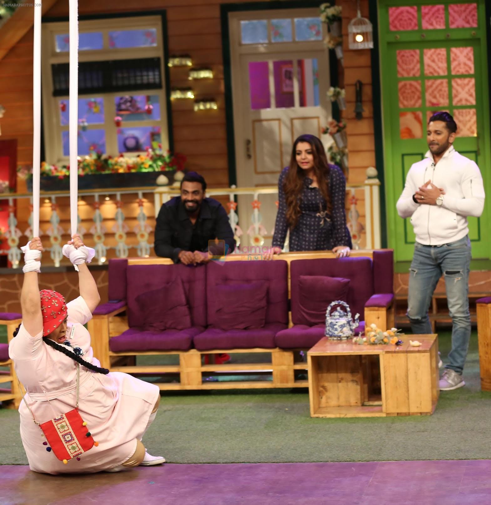 Remo D Souza, Vaibhavi Merchant,Terence Lewis at The Kapil Sharma Show