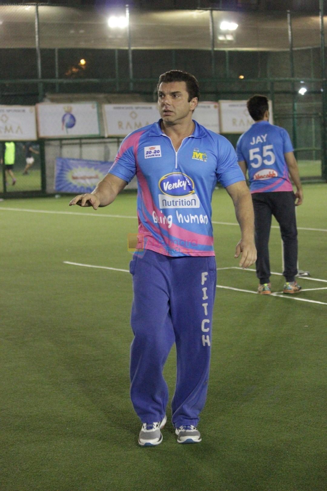 Sohail Khan At Match Of tony premiere league on 8th March 2017
