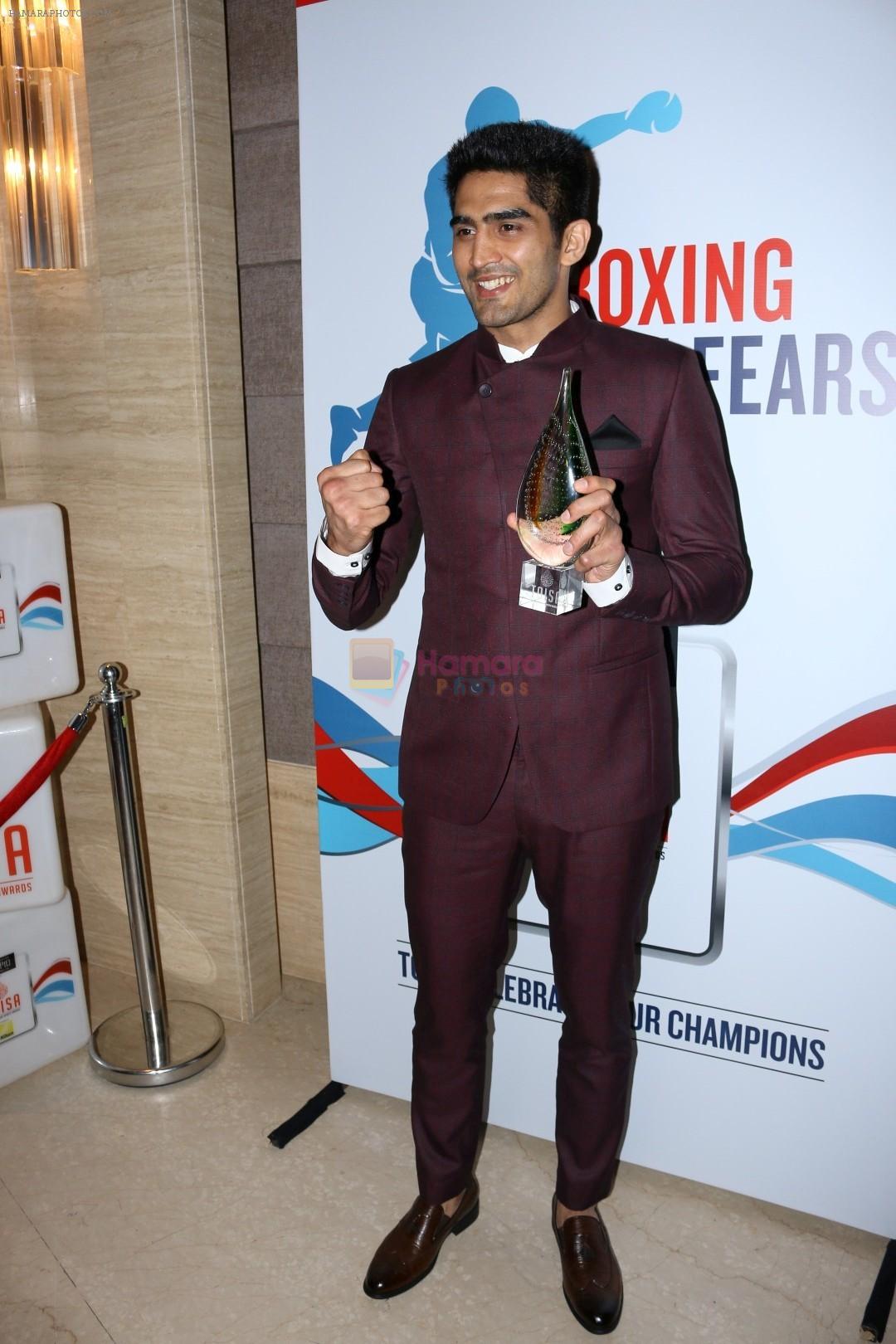 Vijender Singh at Times Of India Sports Awards on 20th March 2017