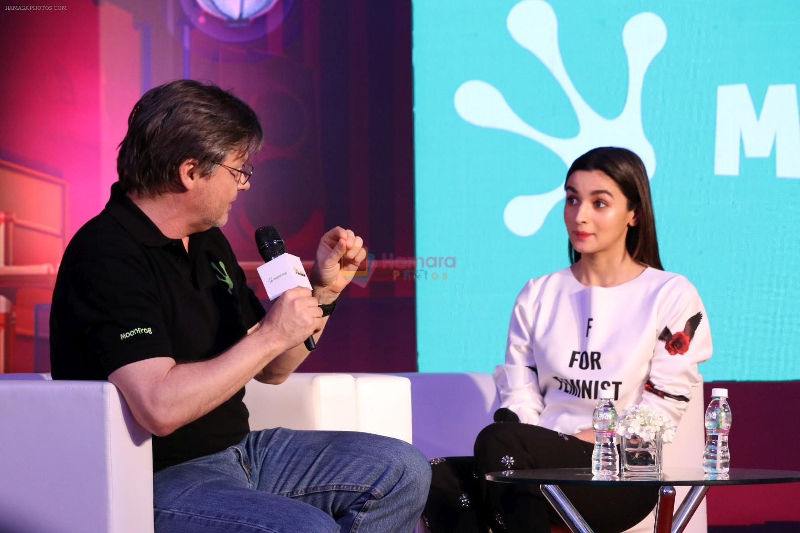 Alia Bhatt at The Launch Of Life Sim Experiential Game Alia Bhatt Star Life on 21st March 2017