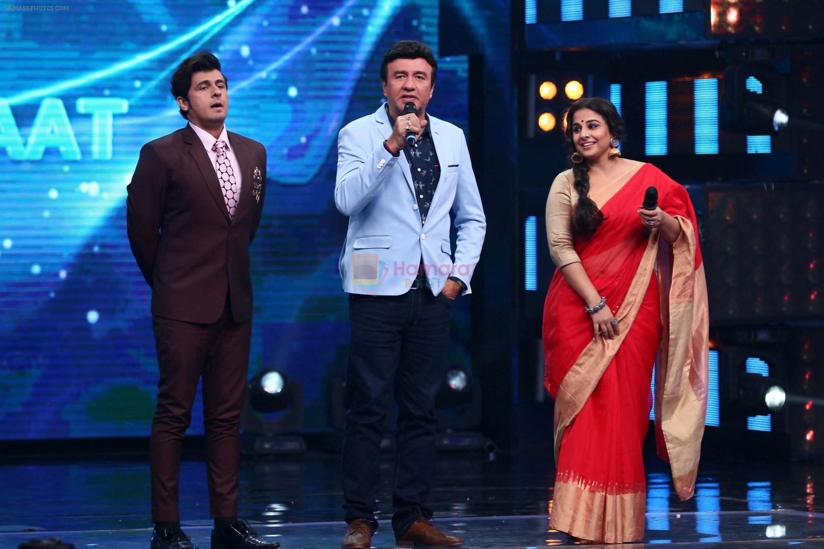 Vidya Balan on the Sets Of Indian Idol to Promote Film Begum Jaan on 22nd March 2017
