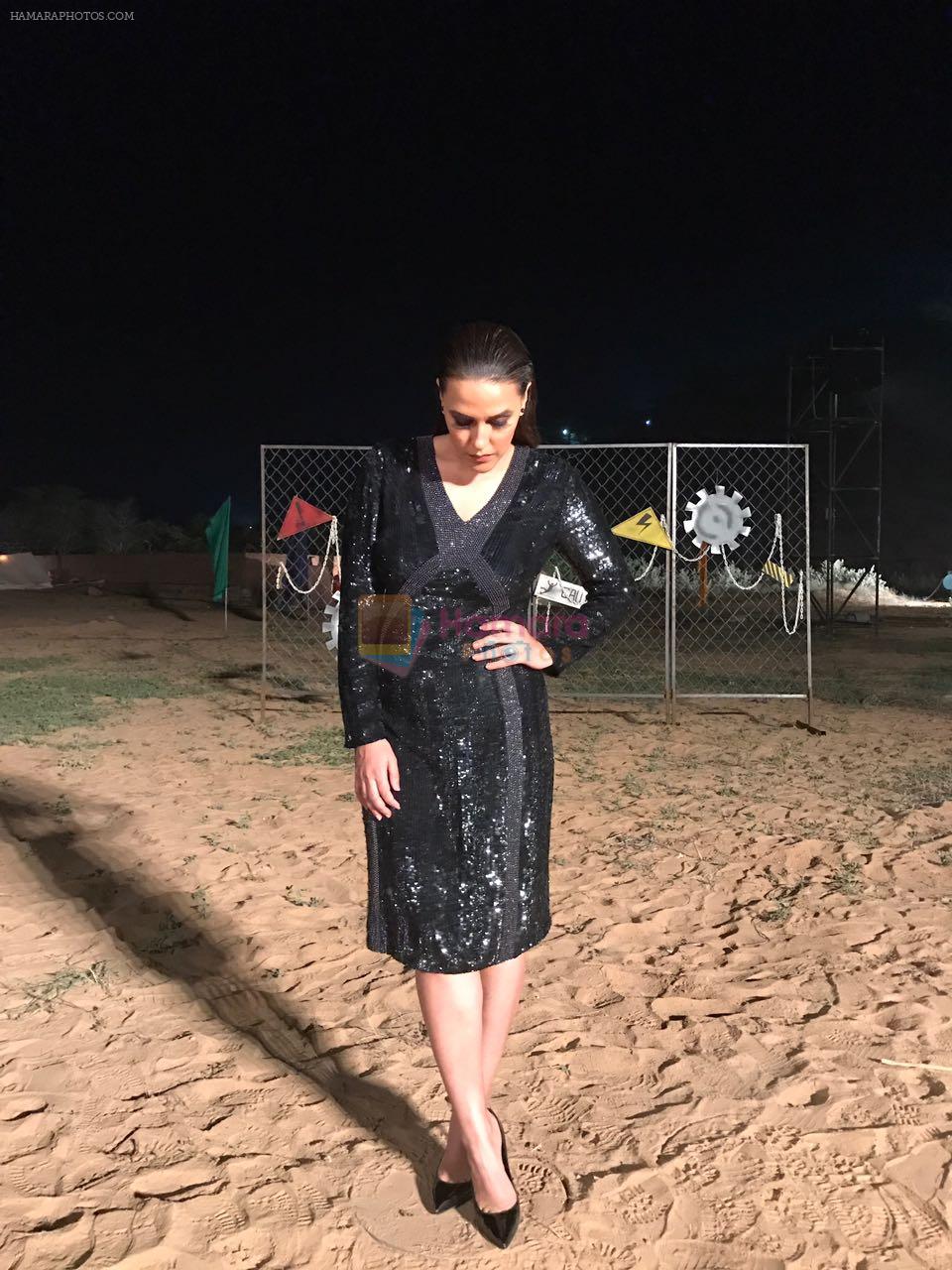 Neha Dhupia on the sets of Roadies on 22nd March 2017