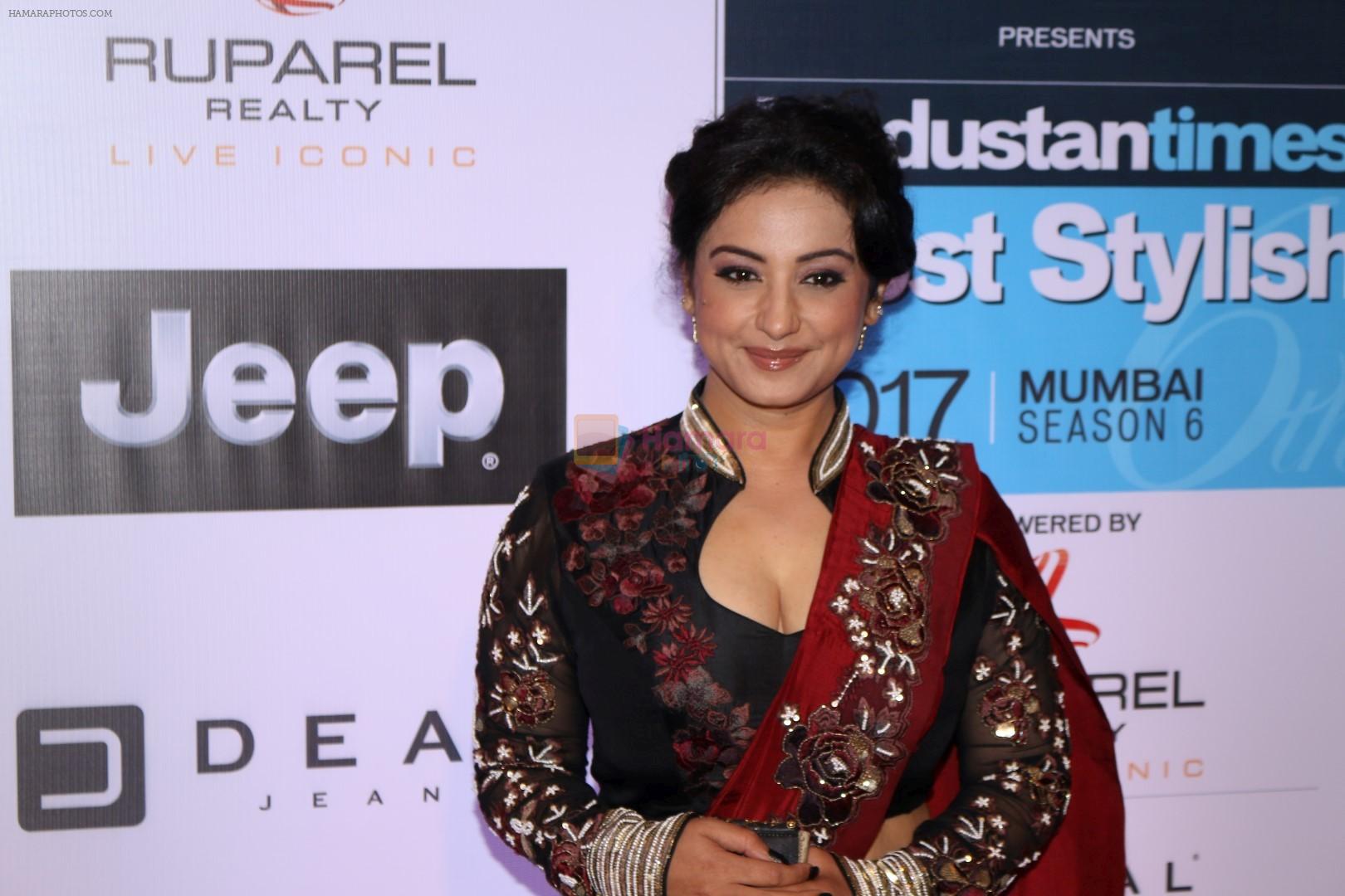 Divya Dutta at the Red Carpet Of Most Stylish Awards 2017 on 24th March 2017