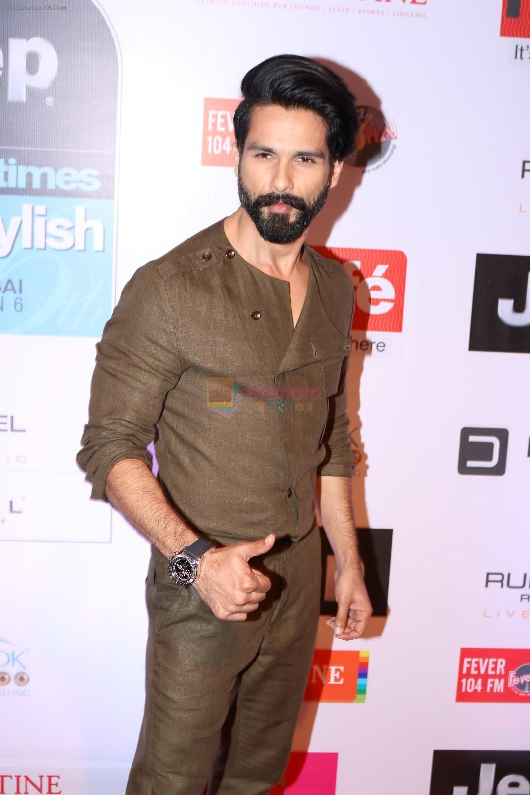 Shahid Kapoor at the Red Carpet Of Most Stylish Awards 2017 on 24th March 2017
